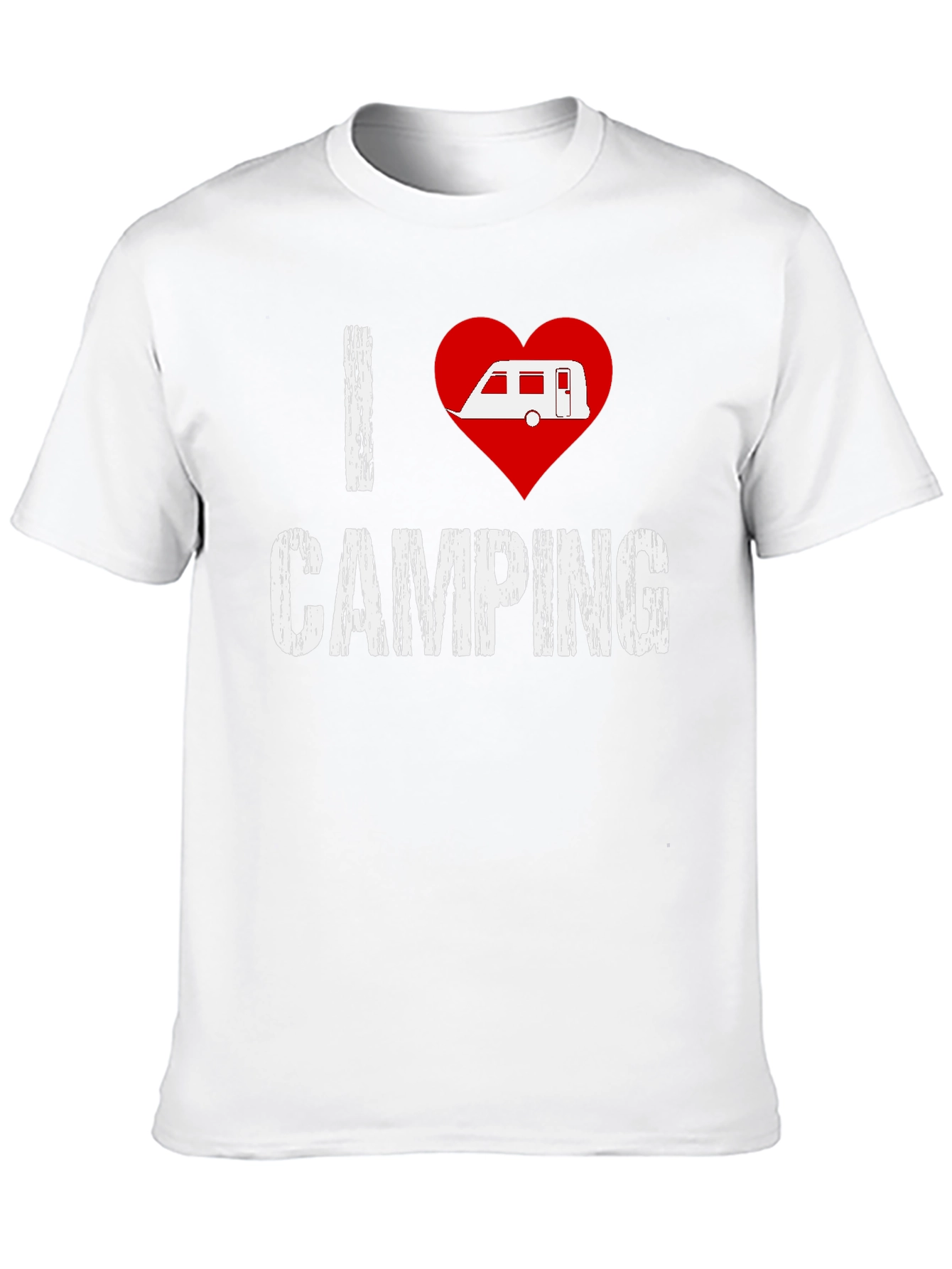 I Heart Camping T-Shirt - Black