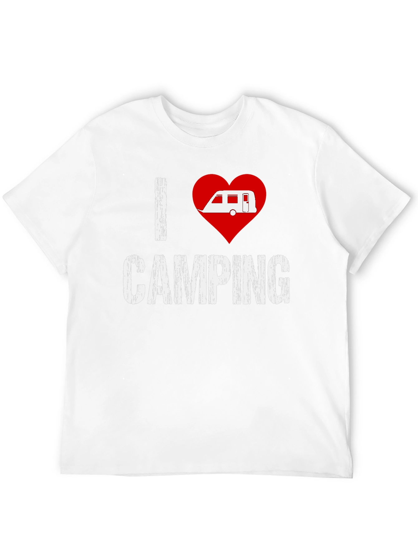 I Heart Camping T-Shirt - Black