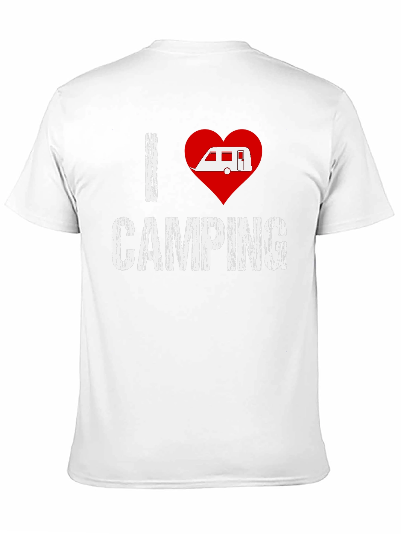 I Heart Camping T-Shirt - Black