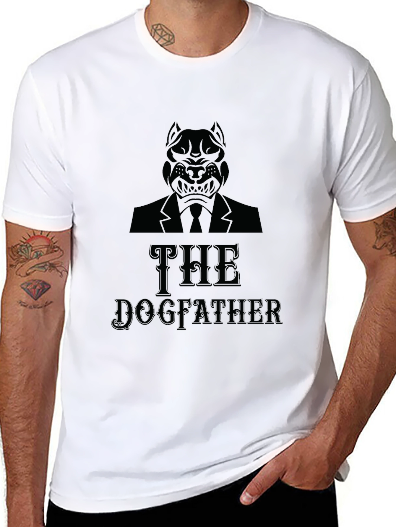 The Dogfather Graphic T-Shirt - Stylish & Unique