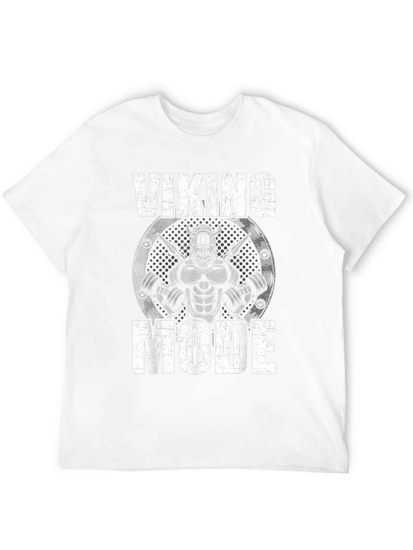 Viking Mode Black Graphic T-Shirt - Gym & Fitness