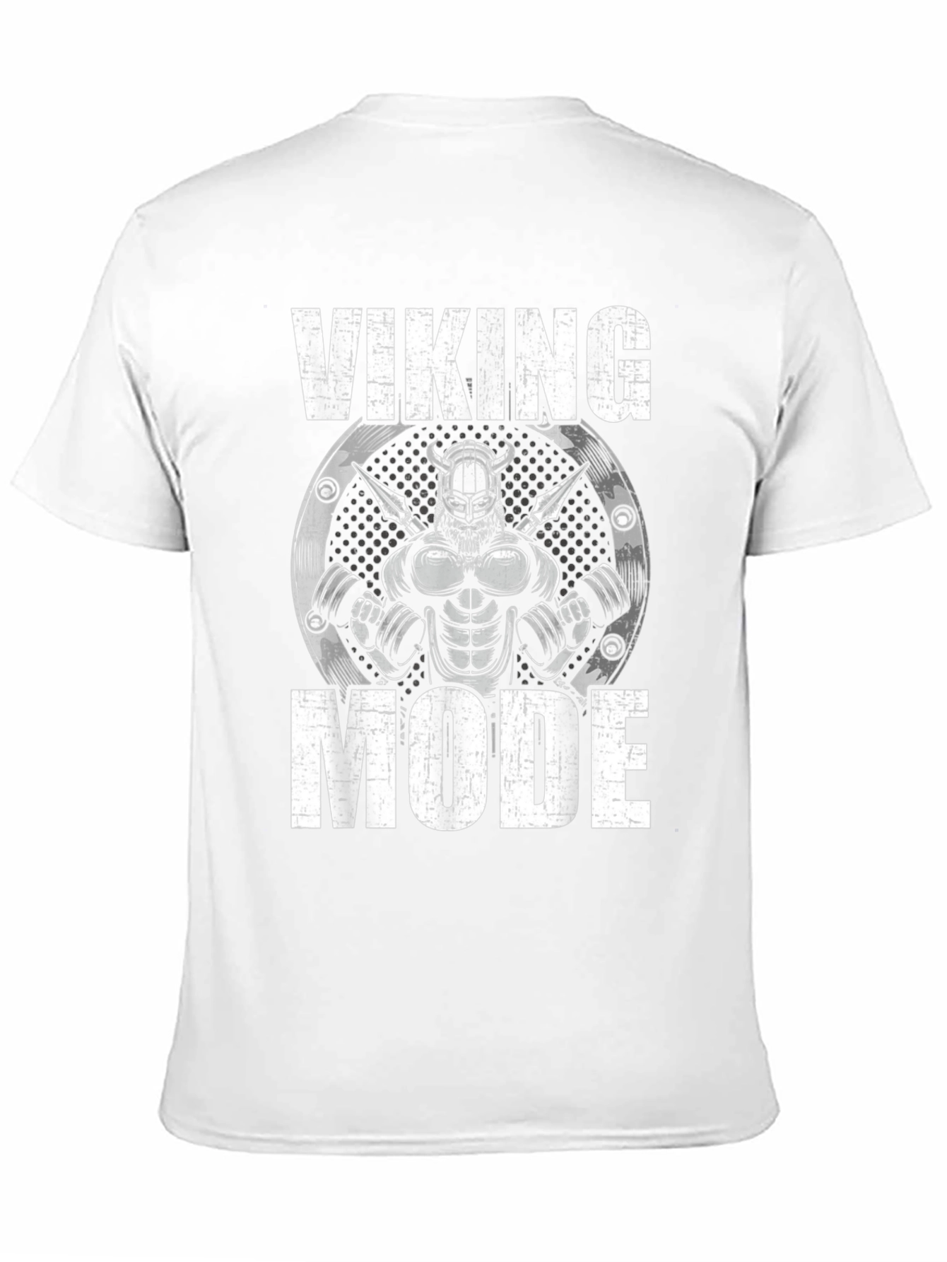 Viking Mode Black Graphic T-Shirt - Gym & Fitness