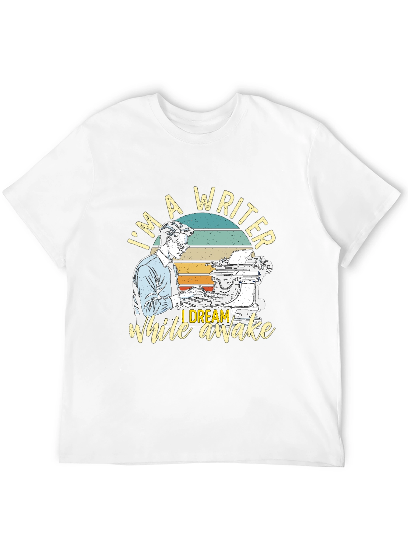 Writer T-Shirt: I Dream While Awake Retro