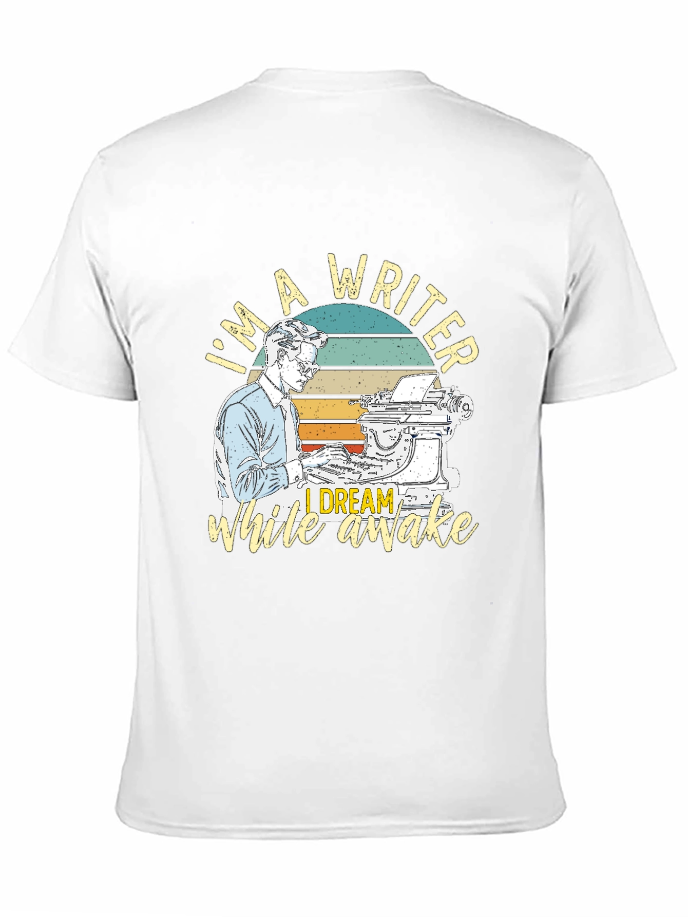 Writer T-Shirt: I Dream While Awake Retro