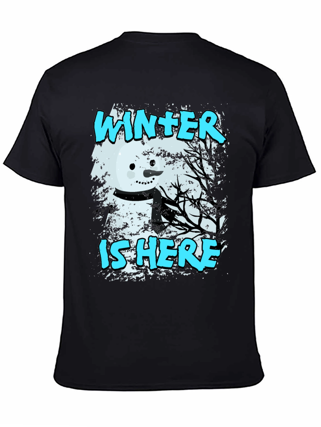 Winter is Here Snowman Graphic Tee