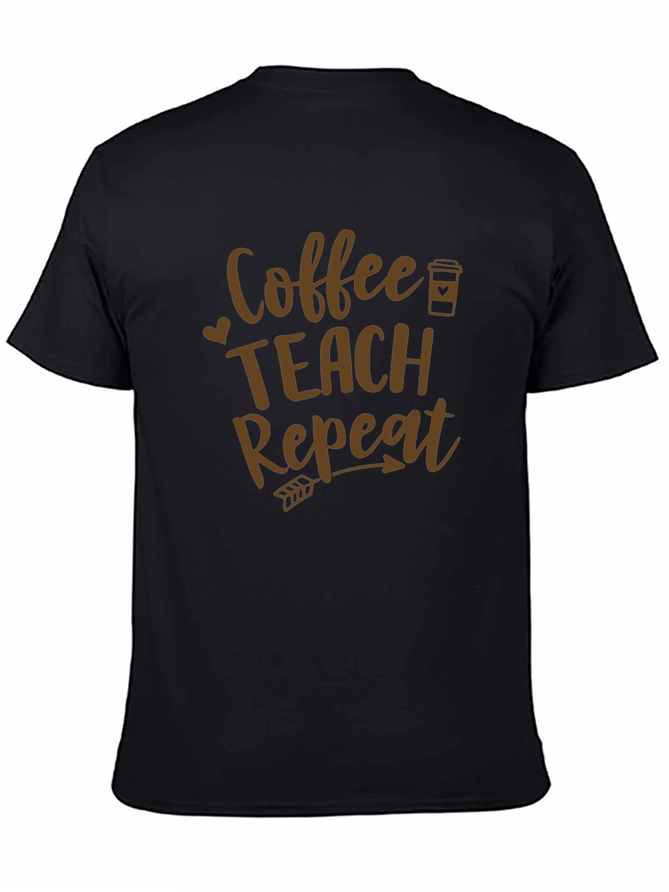 Coffee Teach Repeat Graphic Tee