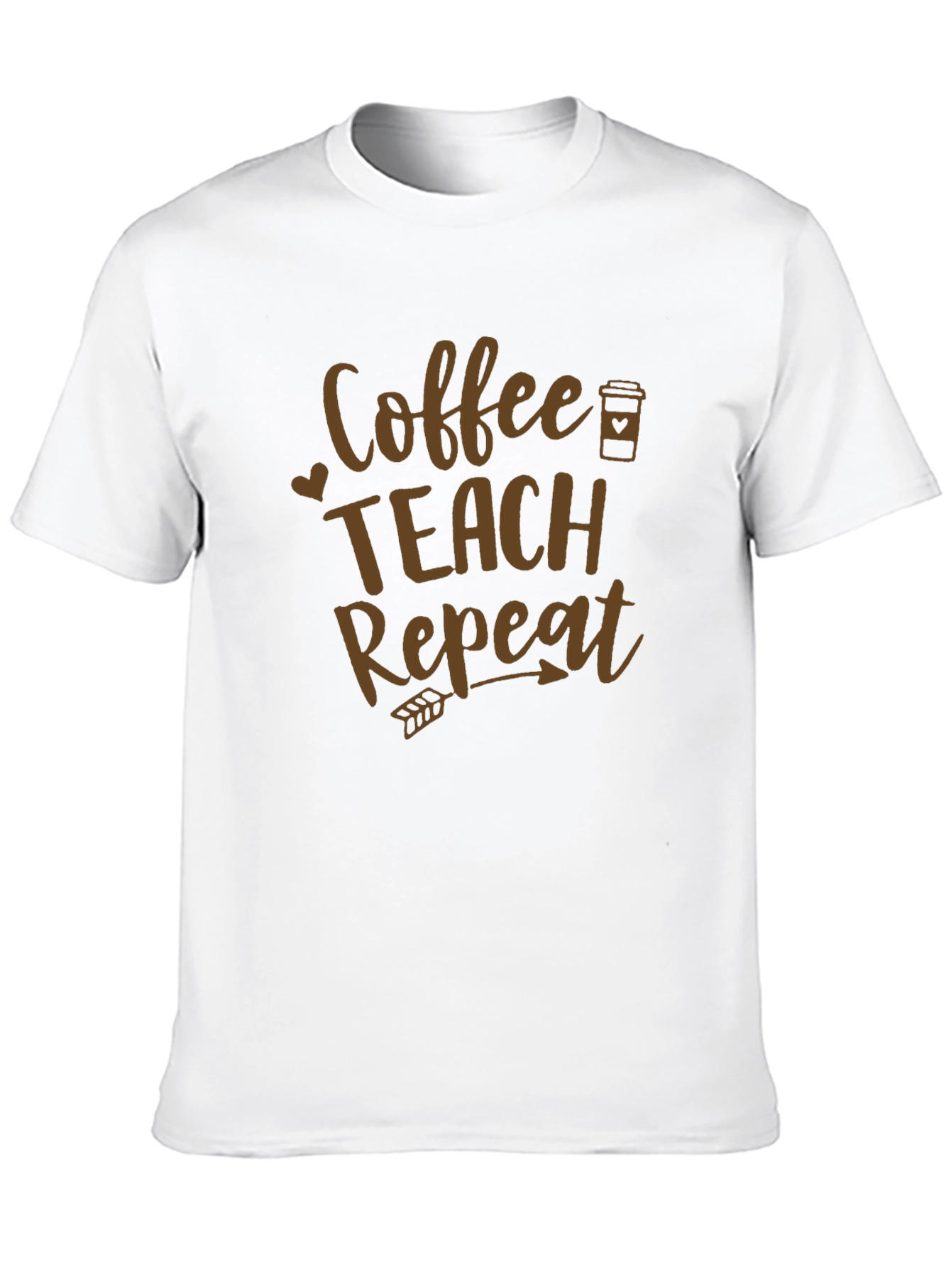 Coffee Teach Repeat Graphic Tee