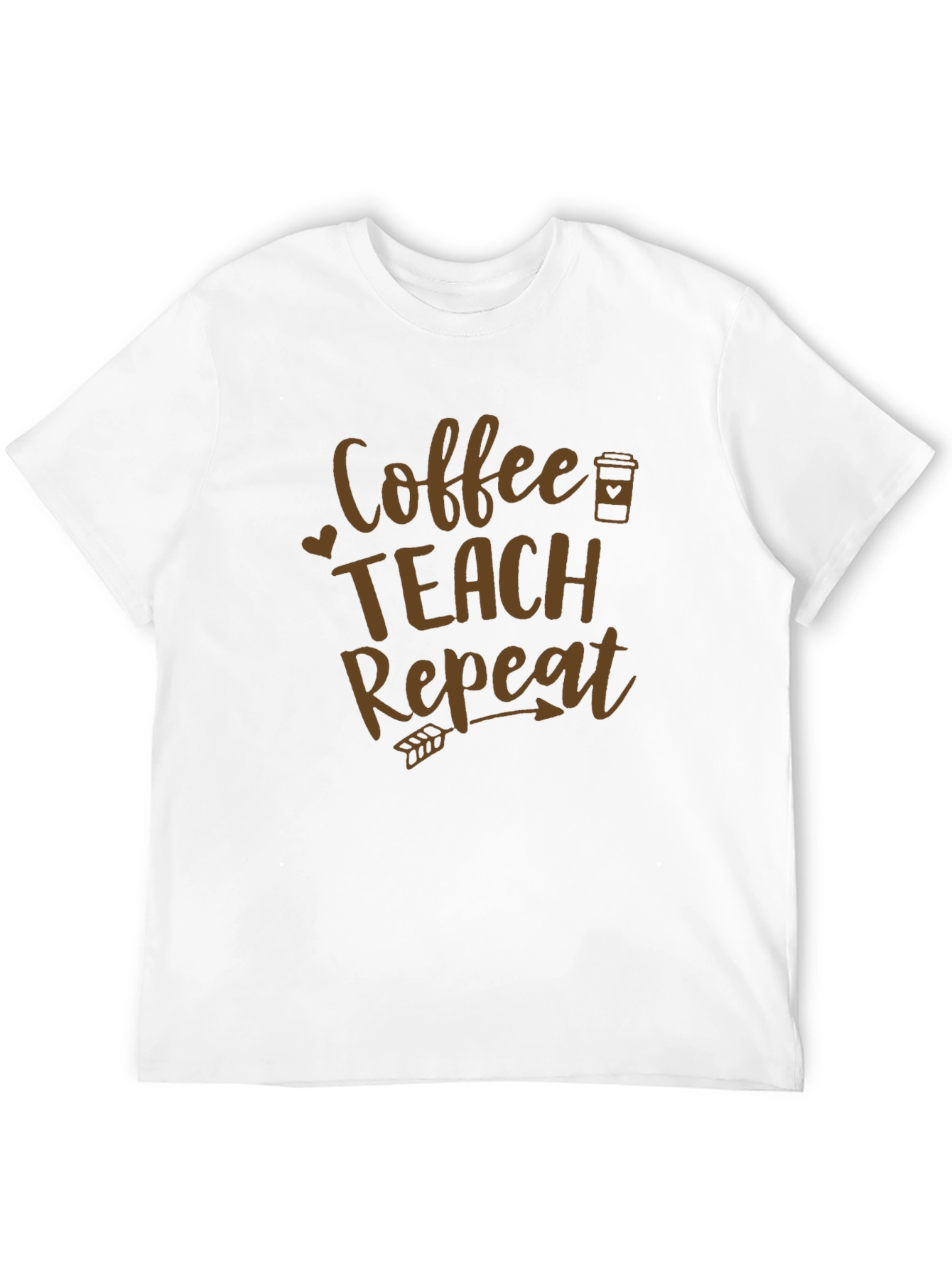 Coffee Teach Repeat Graphic Tee