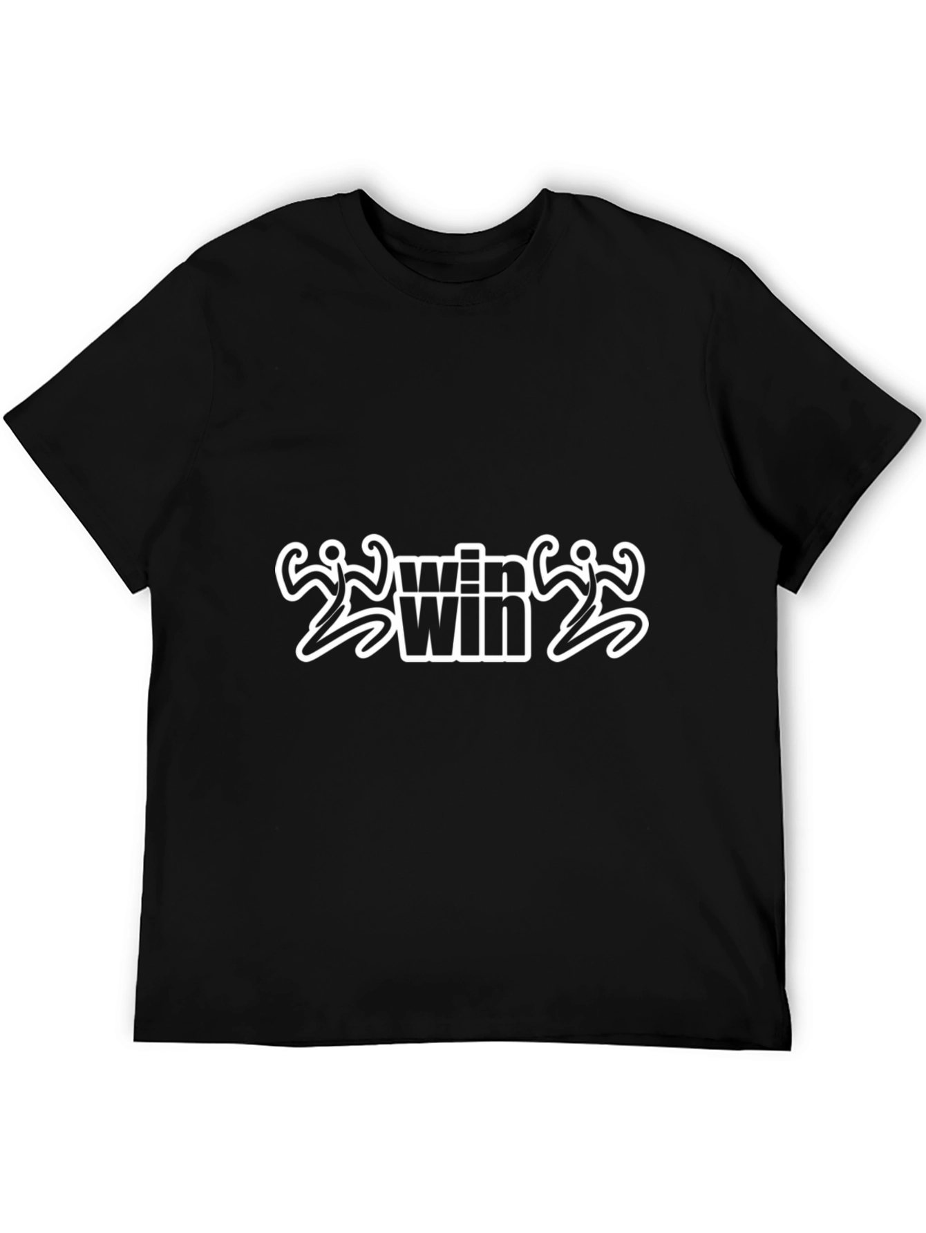 Win-Win Black Graphic Tee