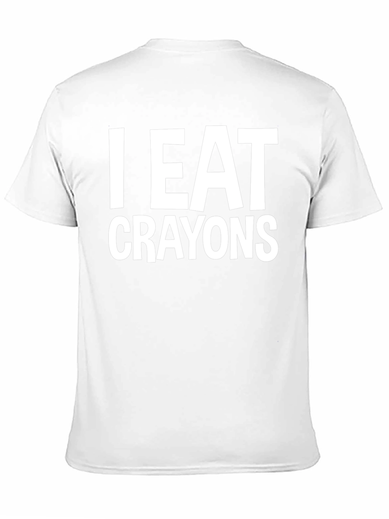 I Eat Crayons Graphic Tee - Funny Slogan T-Shirt