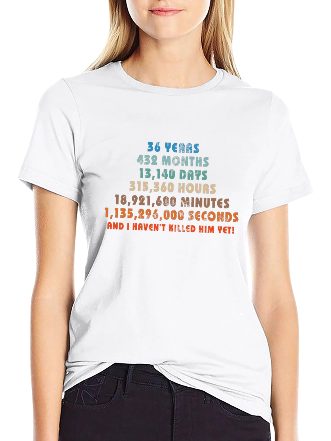 36 Years Anniversary T-Shirt Funny Gift