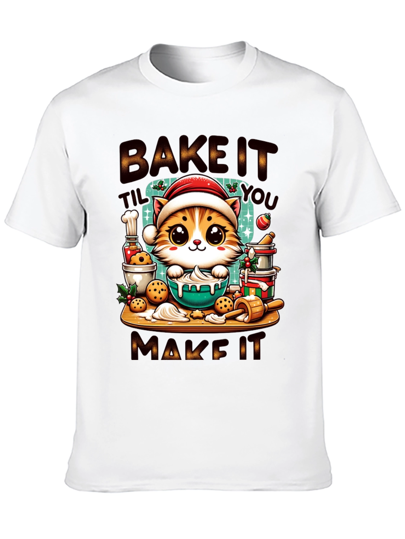 Bake It Till You Make It Cat Tee