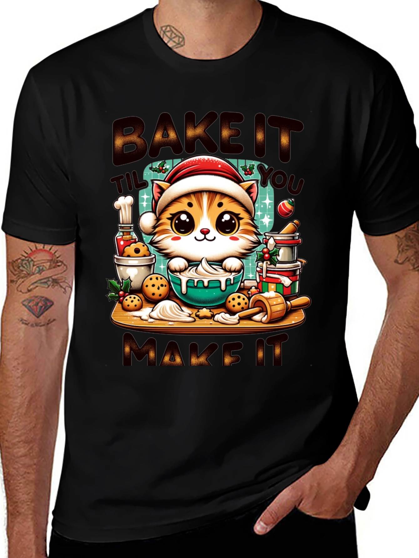 Bake It Till You Make It Cat Tee