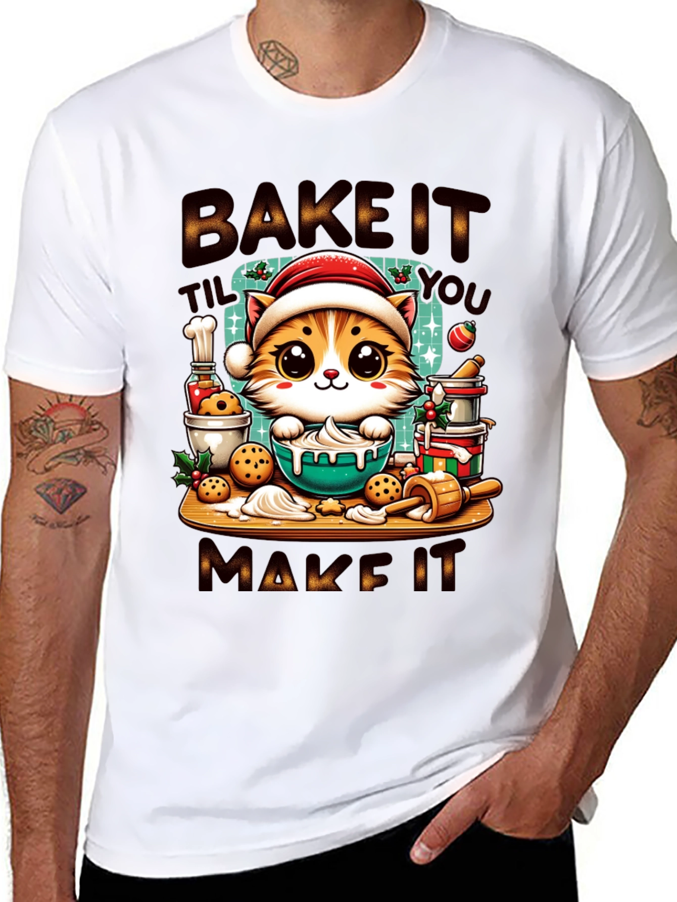 Bake It Till You Make It Cat Tee