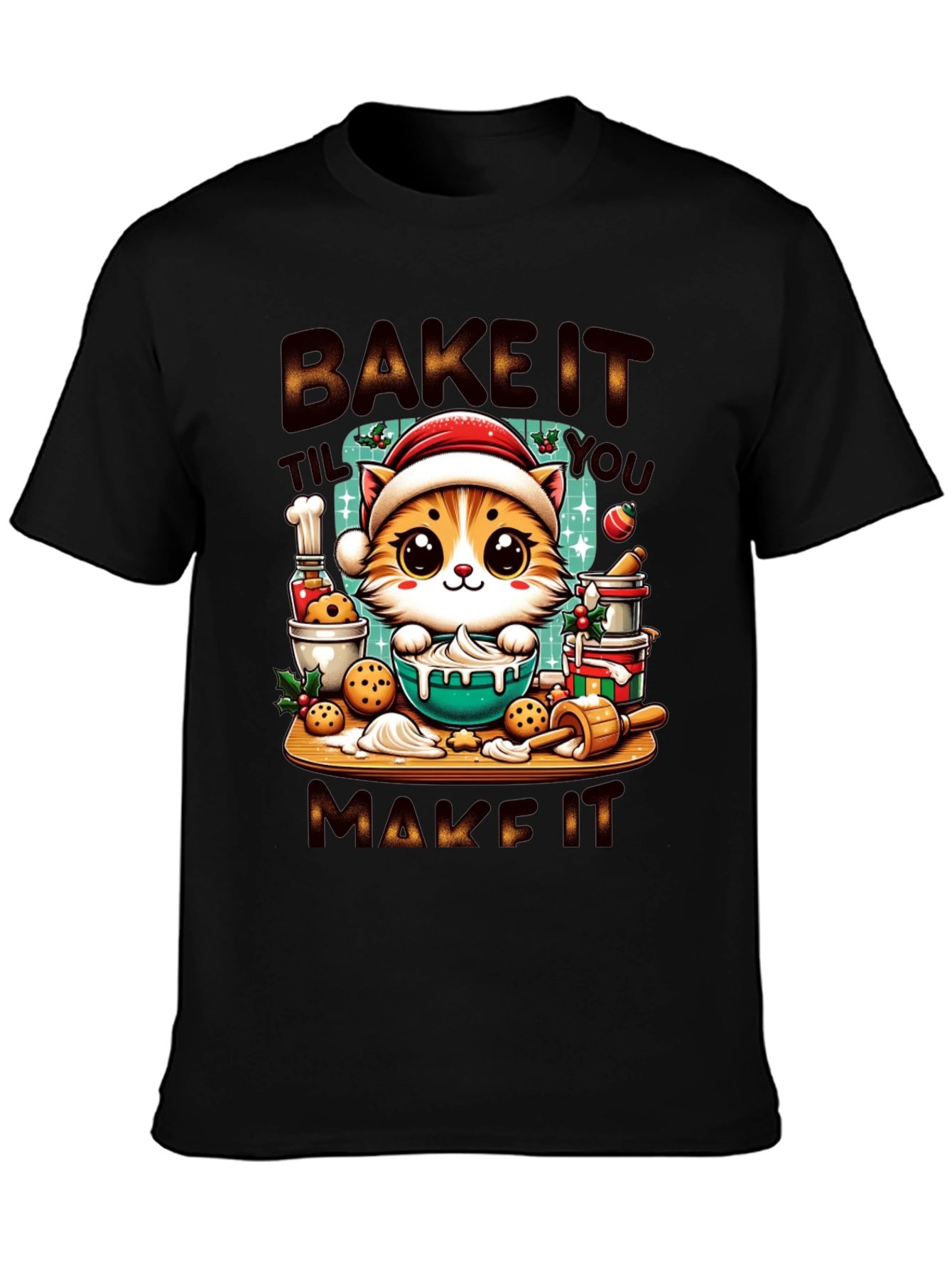 Bake It Till You Make It Cat Tee