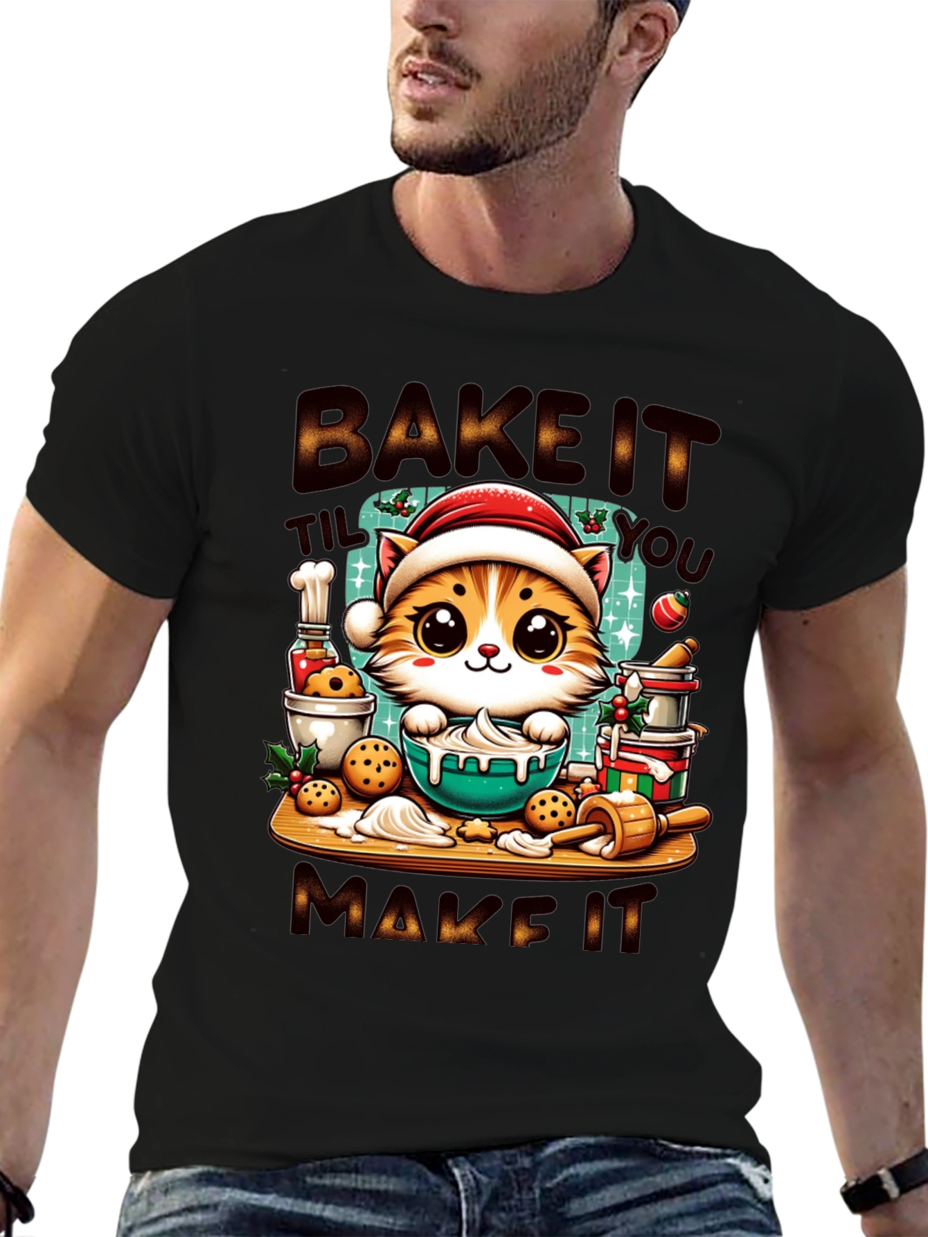 Bake It Till You Make It Cat Tee