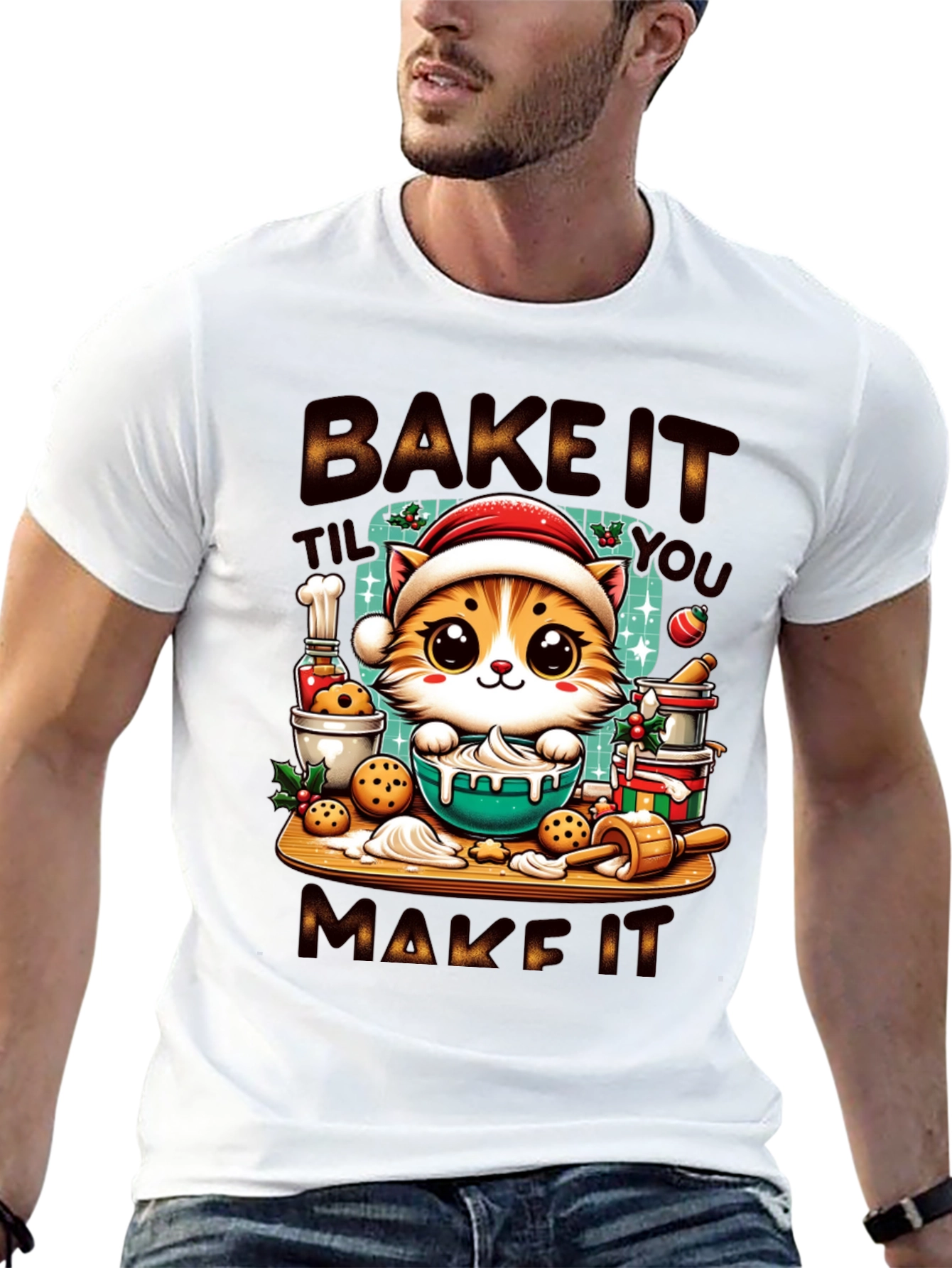 Bake It Till You Make It Cat Tee