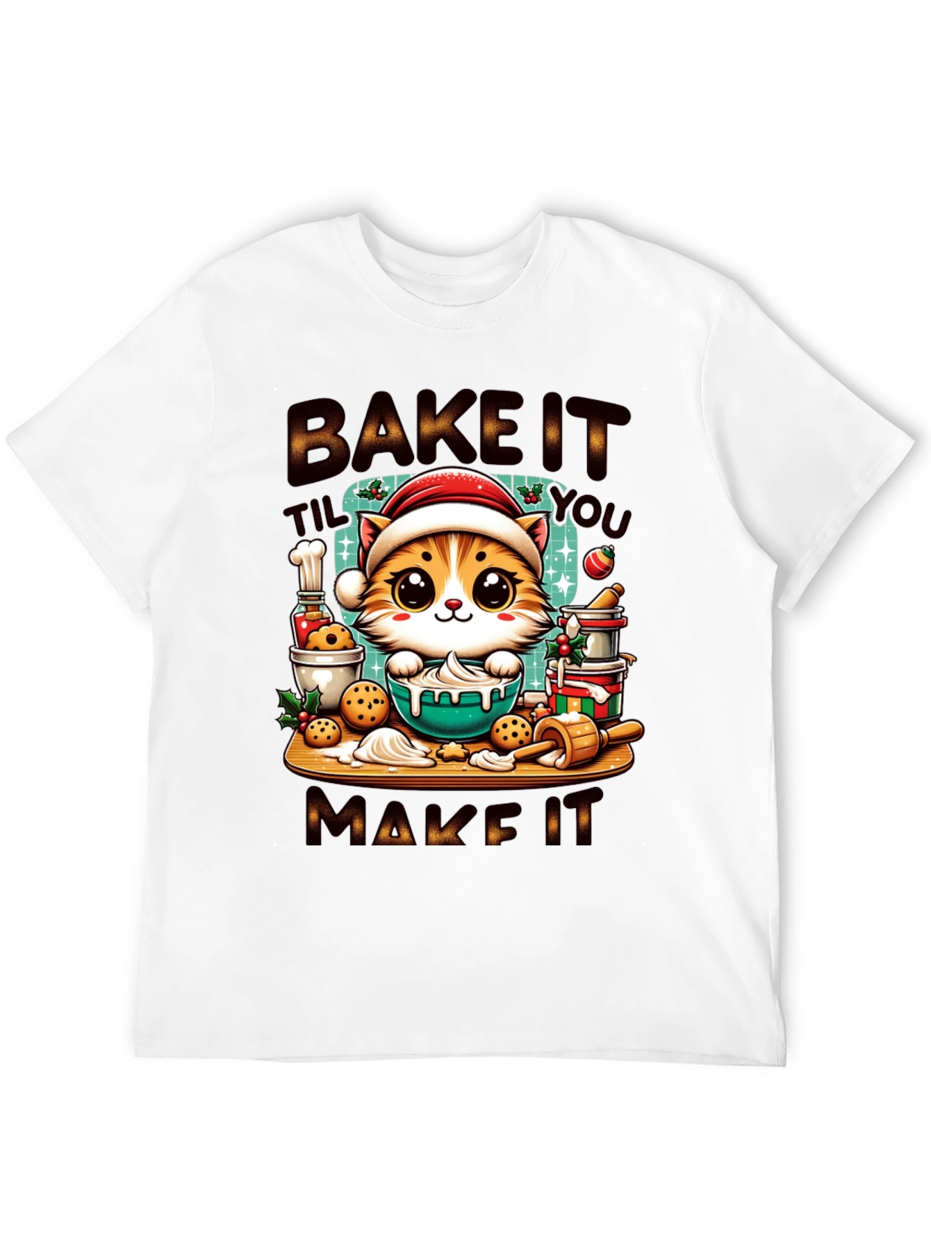 Bake It Till You Make It Cat Tee