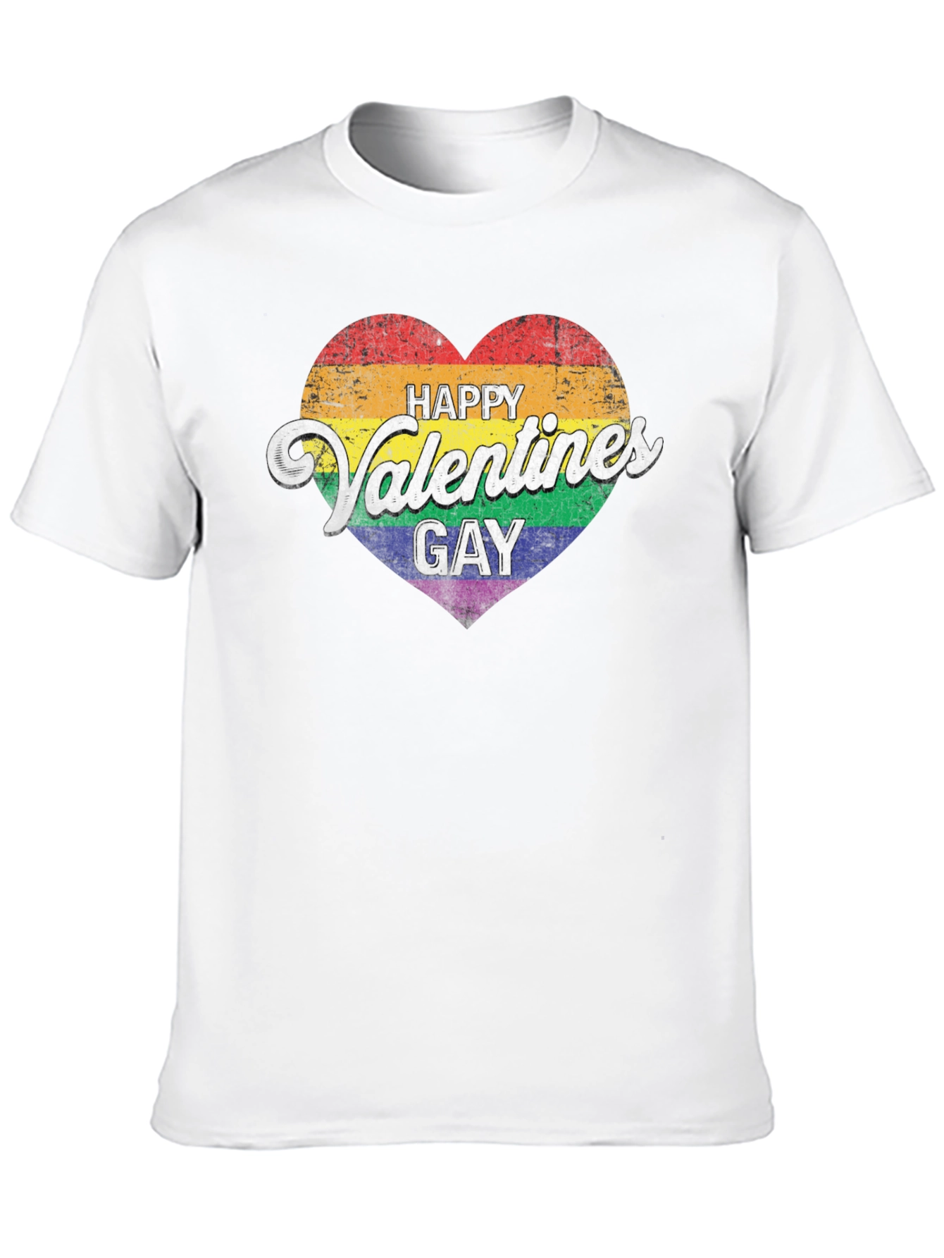 Happy Valentines Gay Pride T-Shirt