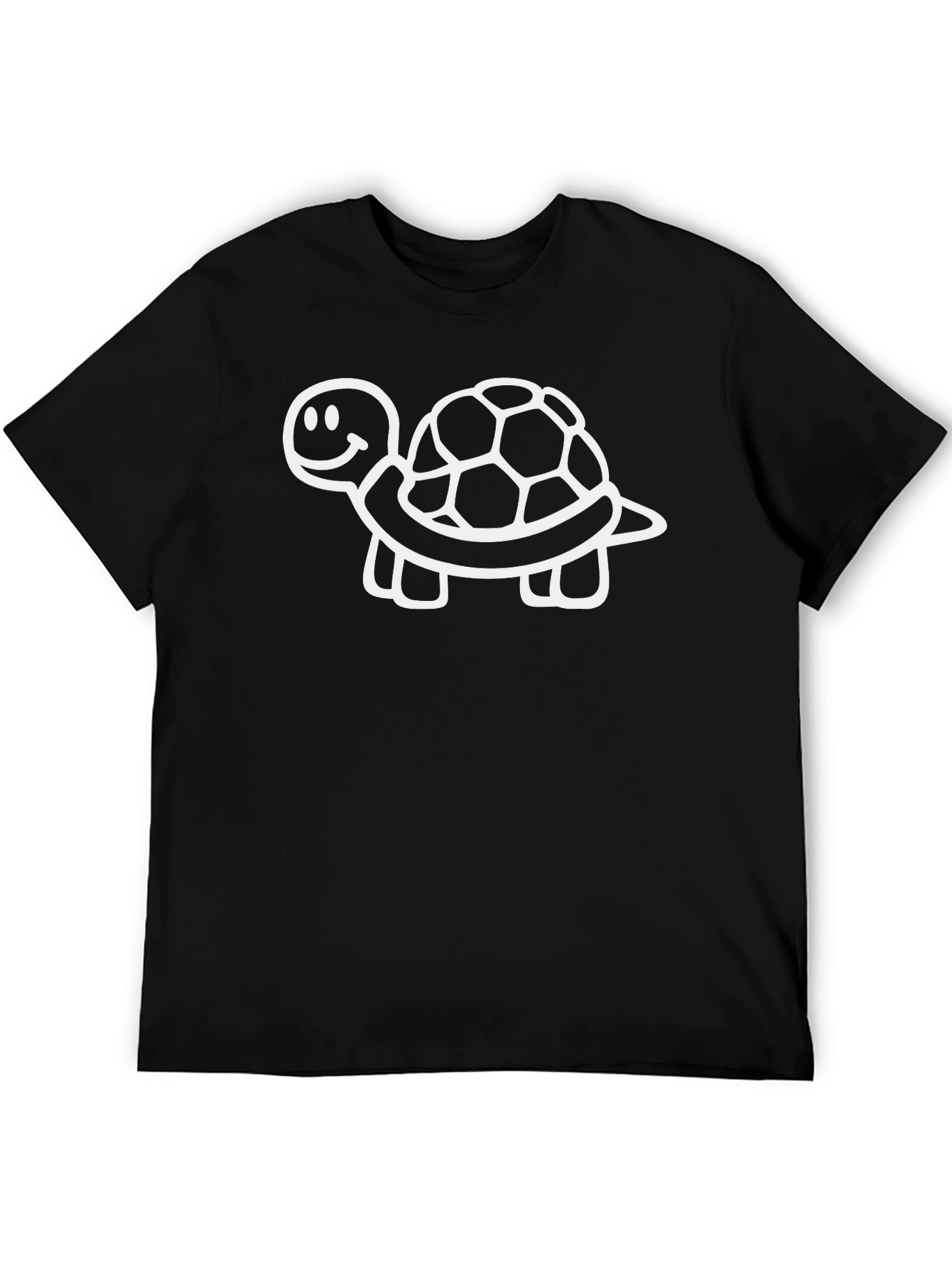 Soccer Ball Turtle Graphic Tee - Black