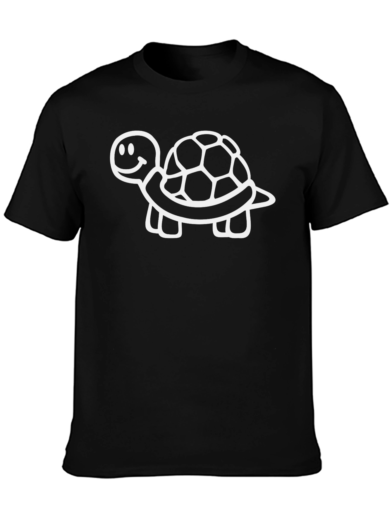 Soccer Ball Turtle Graphic Tee - Black