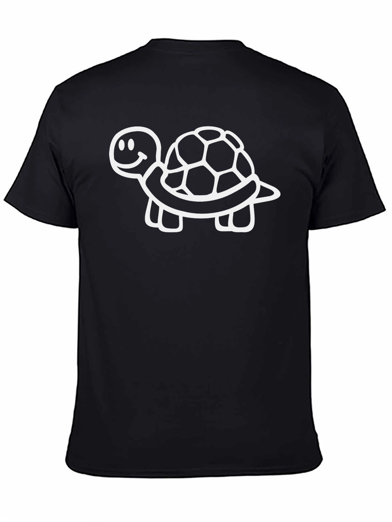 Soccer Ball Turtle Graphic Tee - Black