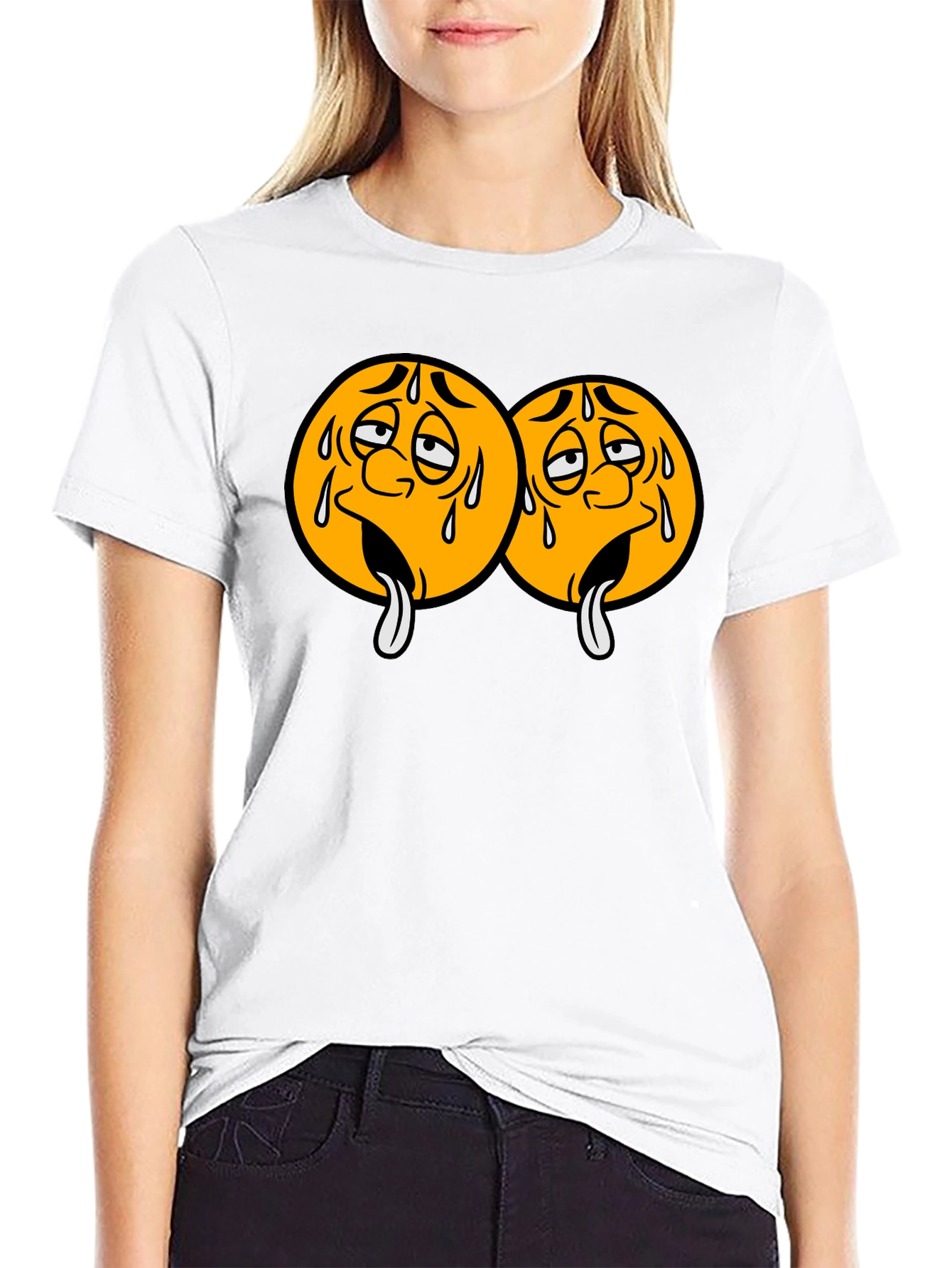 Emoji Faces Graphic T-Shirt