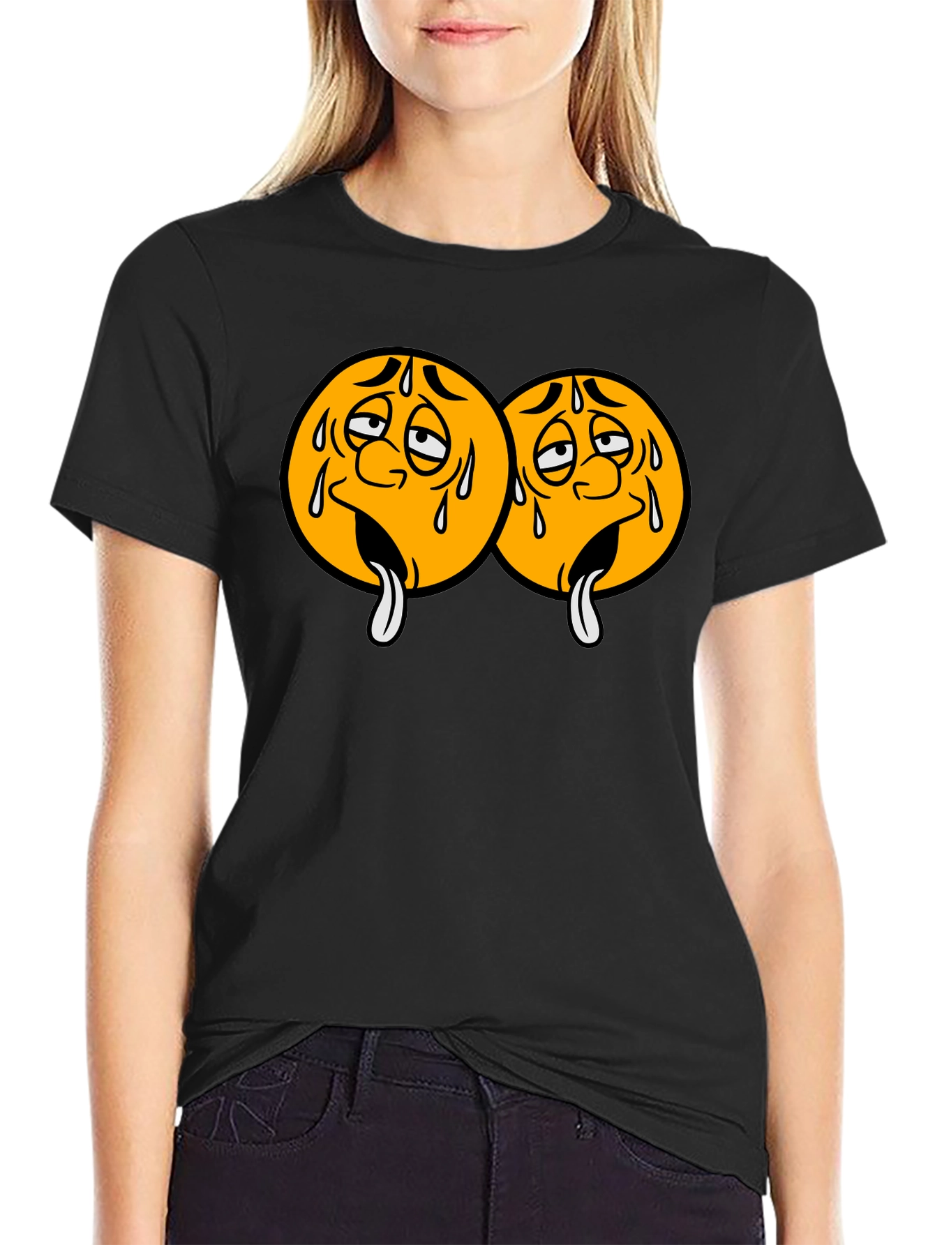 Emoji Faces Graphic T-Shirt