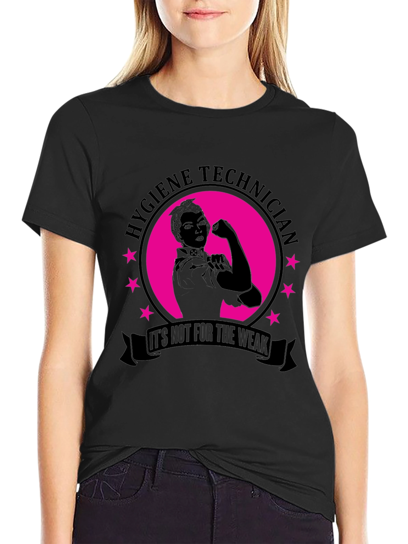 Hygiene Technician Strong Woman T-Shirt