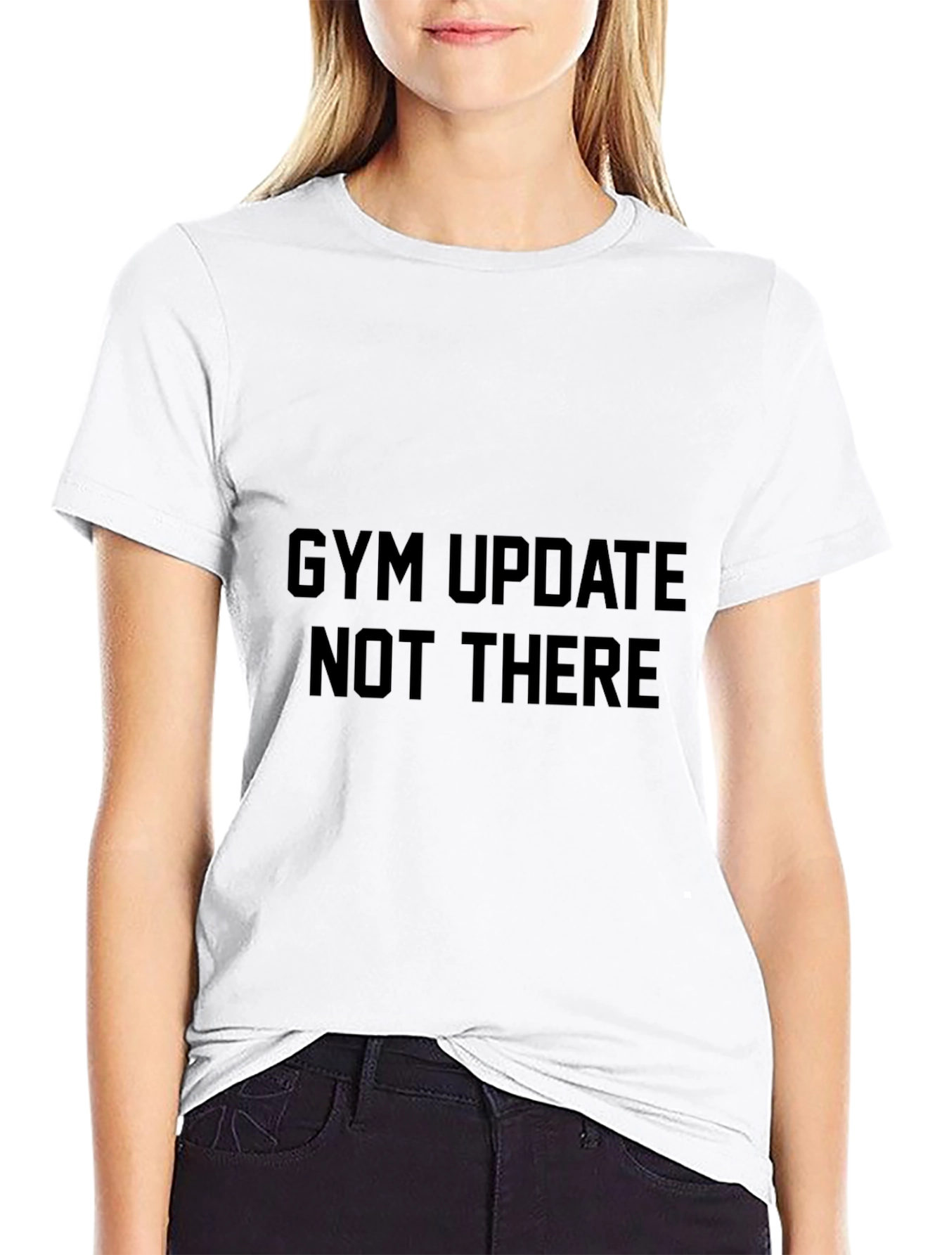 Gym Update Funny Graphic Tee