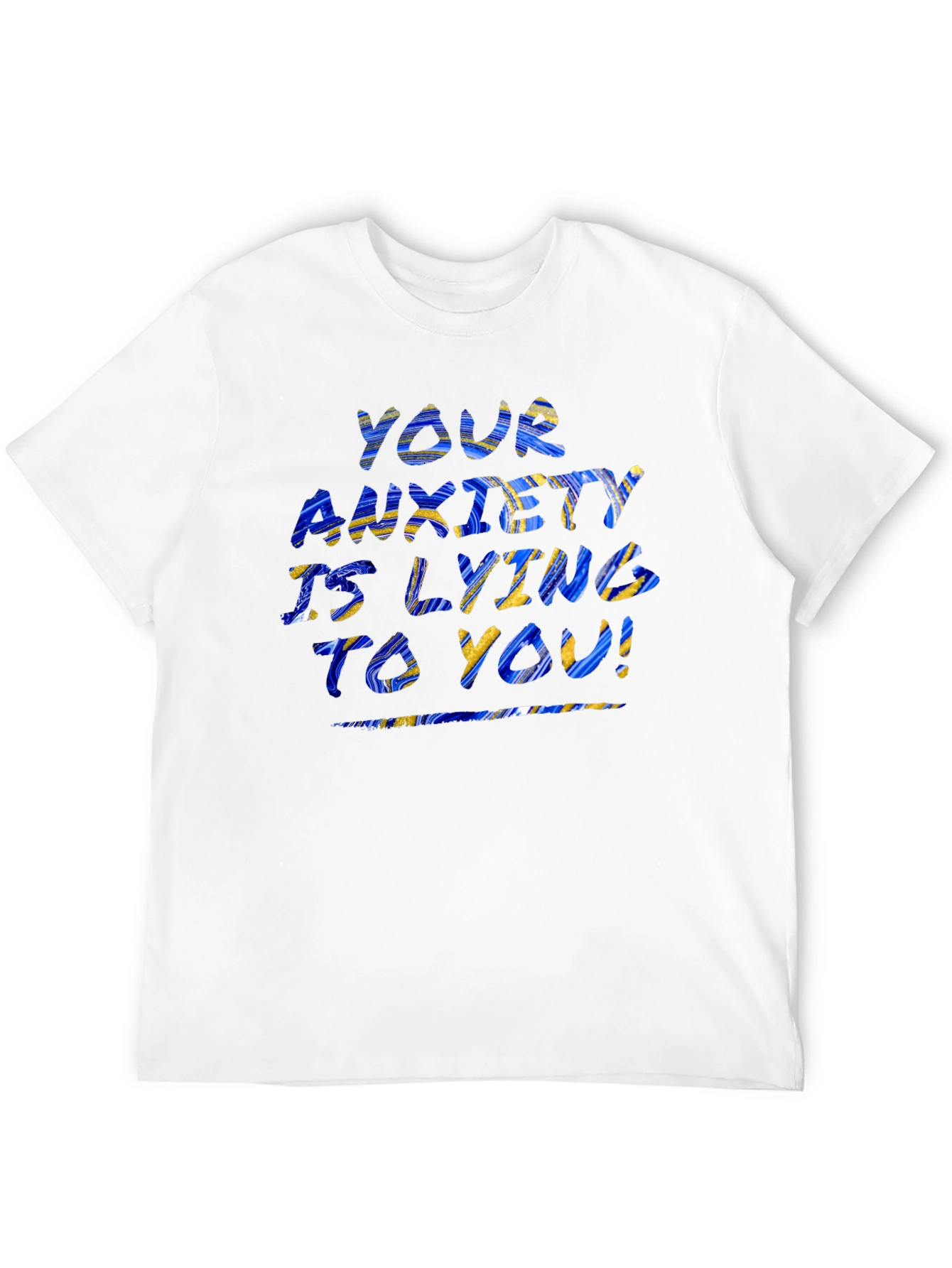 Anxiety Awareness Graphic T-Shirt - Black