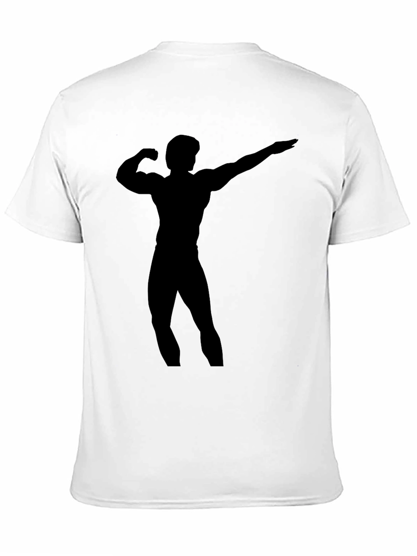 Bodybuilder Silhouette Graphic Tee