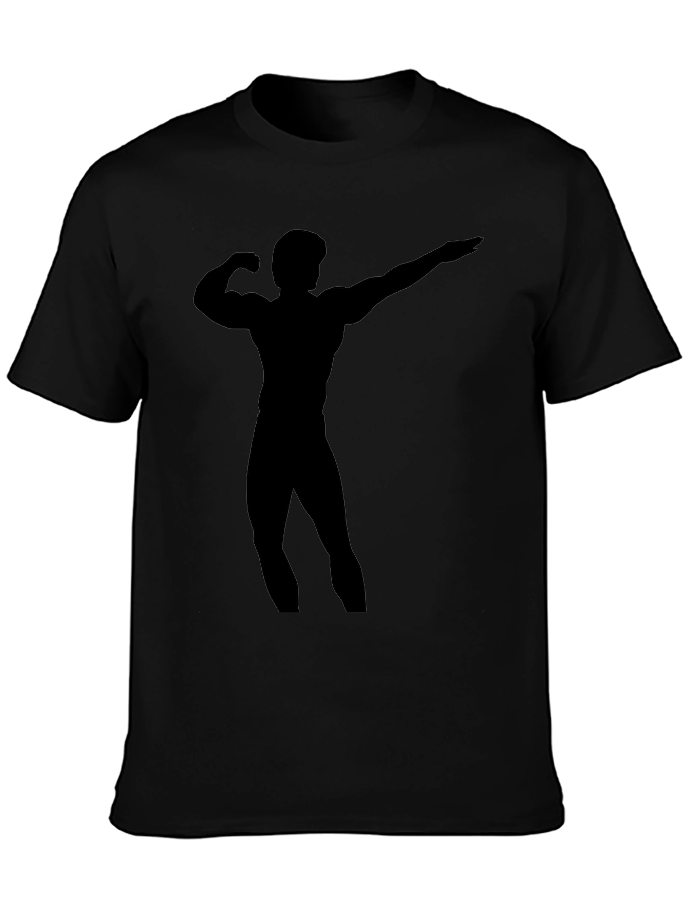 Bodybuilder Silhouette Graphic Tee