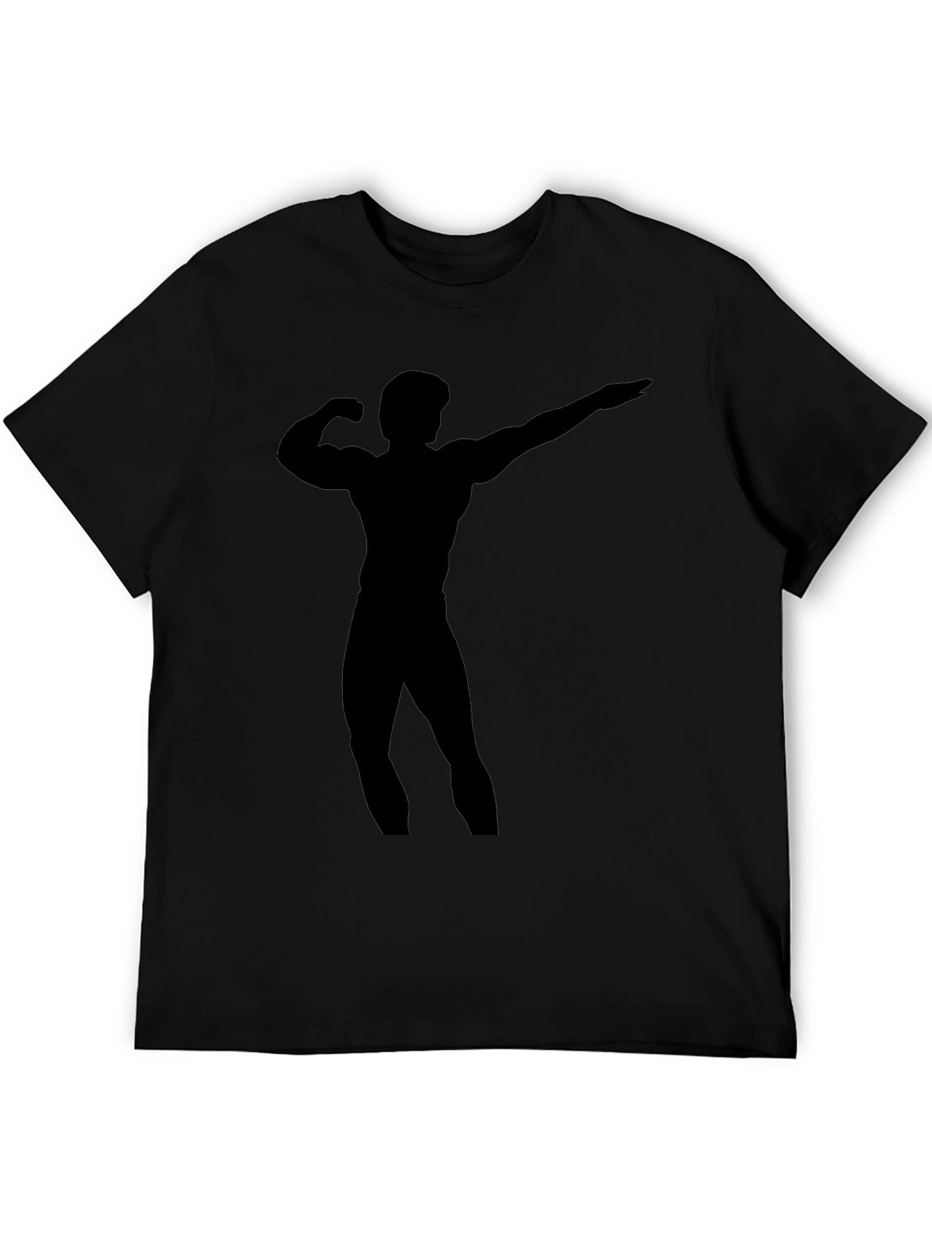 Bodybuilder Silhouette Graphic Tee