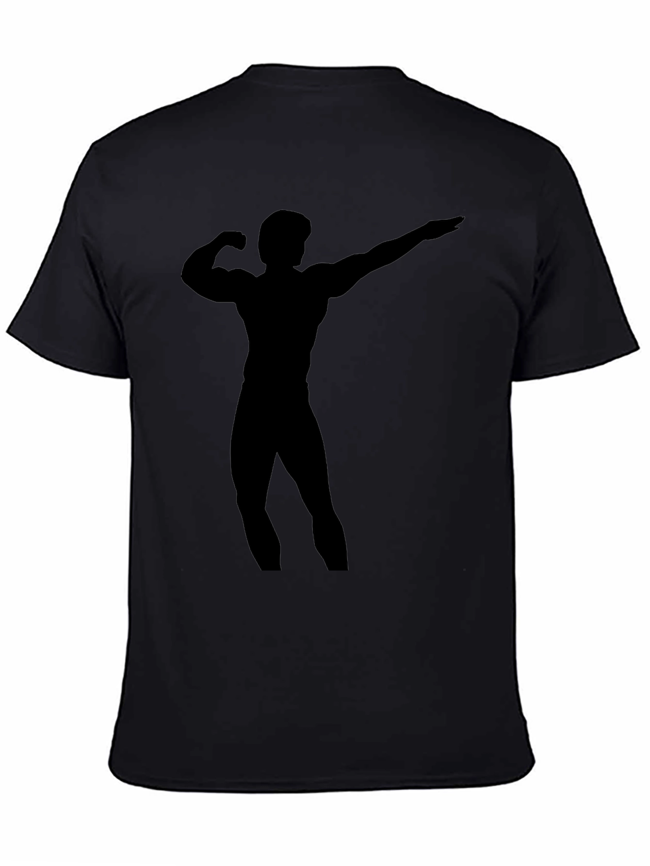 Bodybuilder Silhouette Graphic Tee