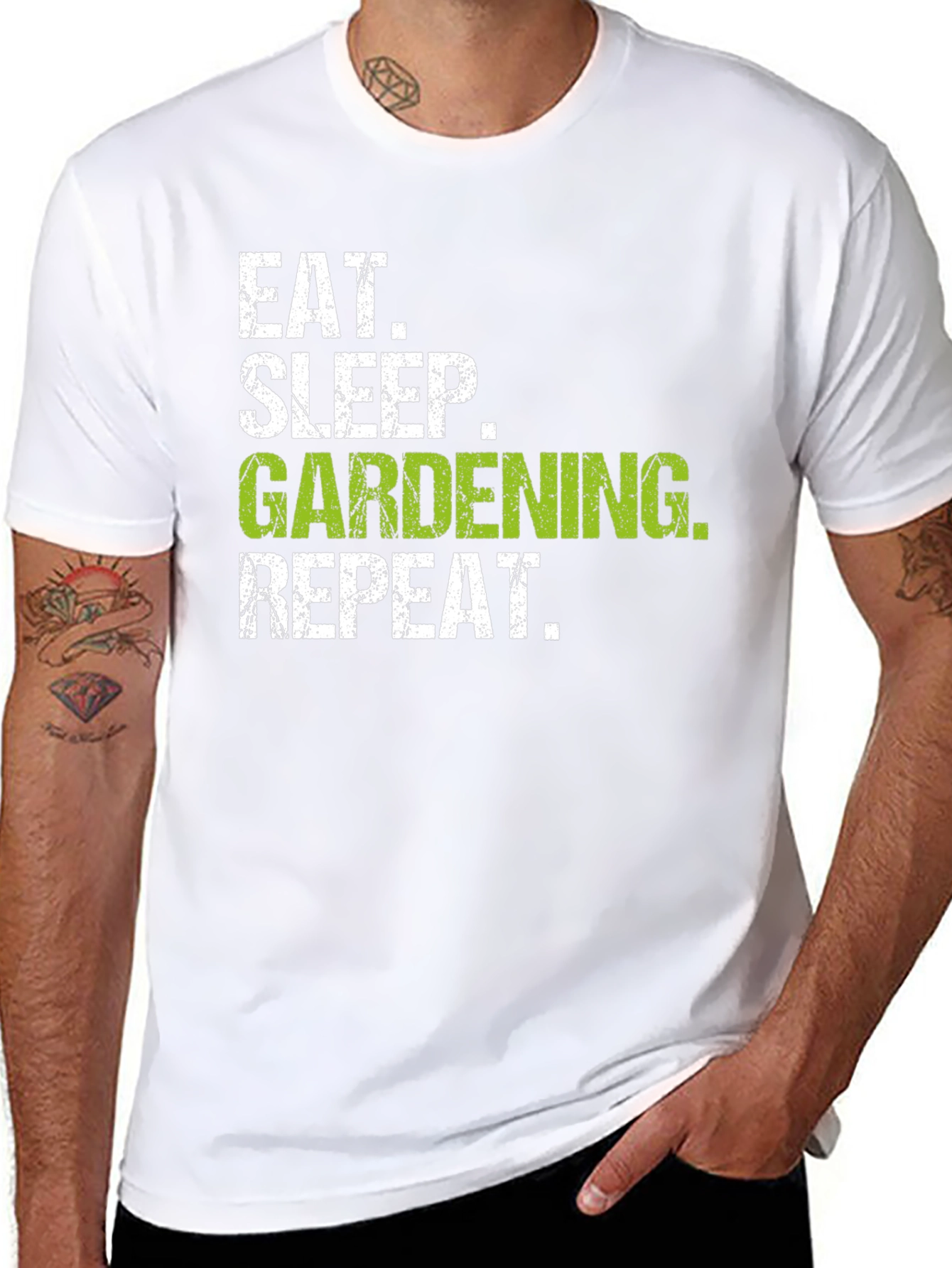 Eat Sleep Gardening Repeat T-Shirt
