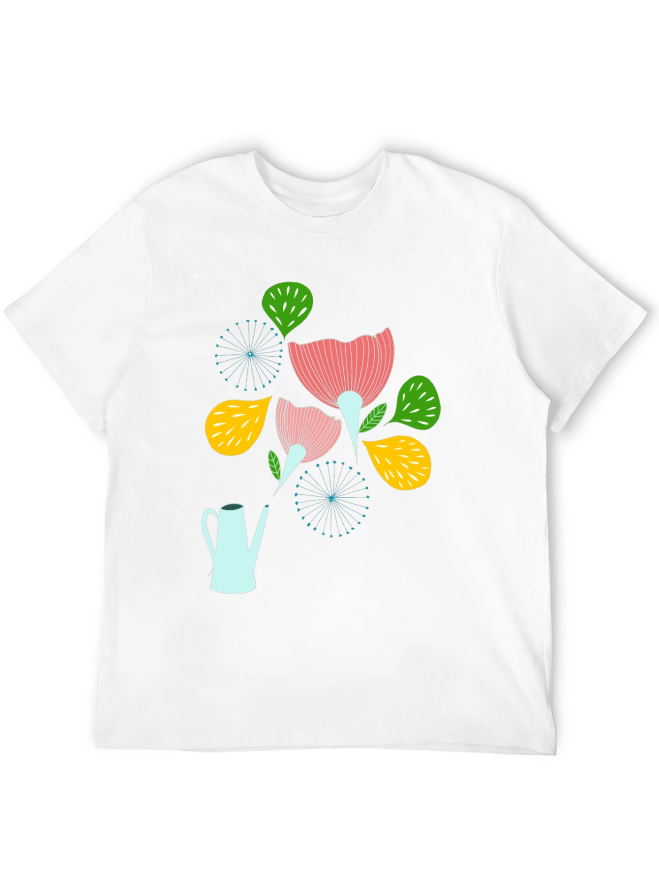 Floral Watering Can Graphic Tee