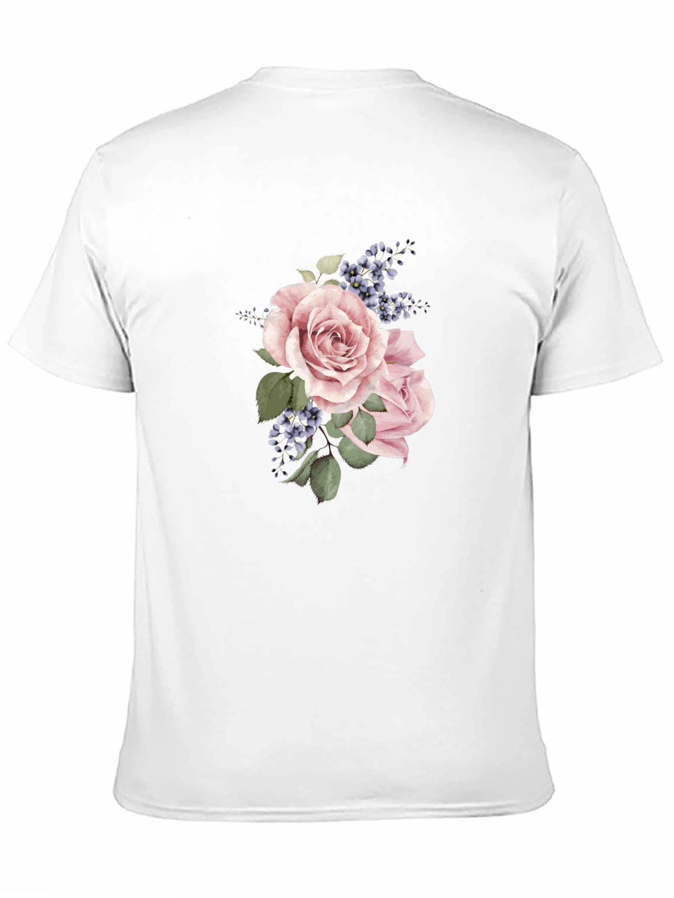 Floral Rose T-Shirt - Elegant Menswear