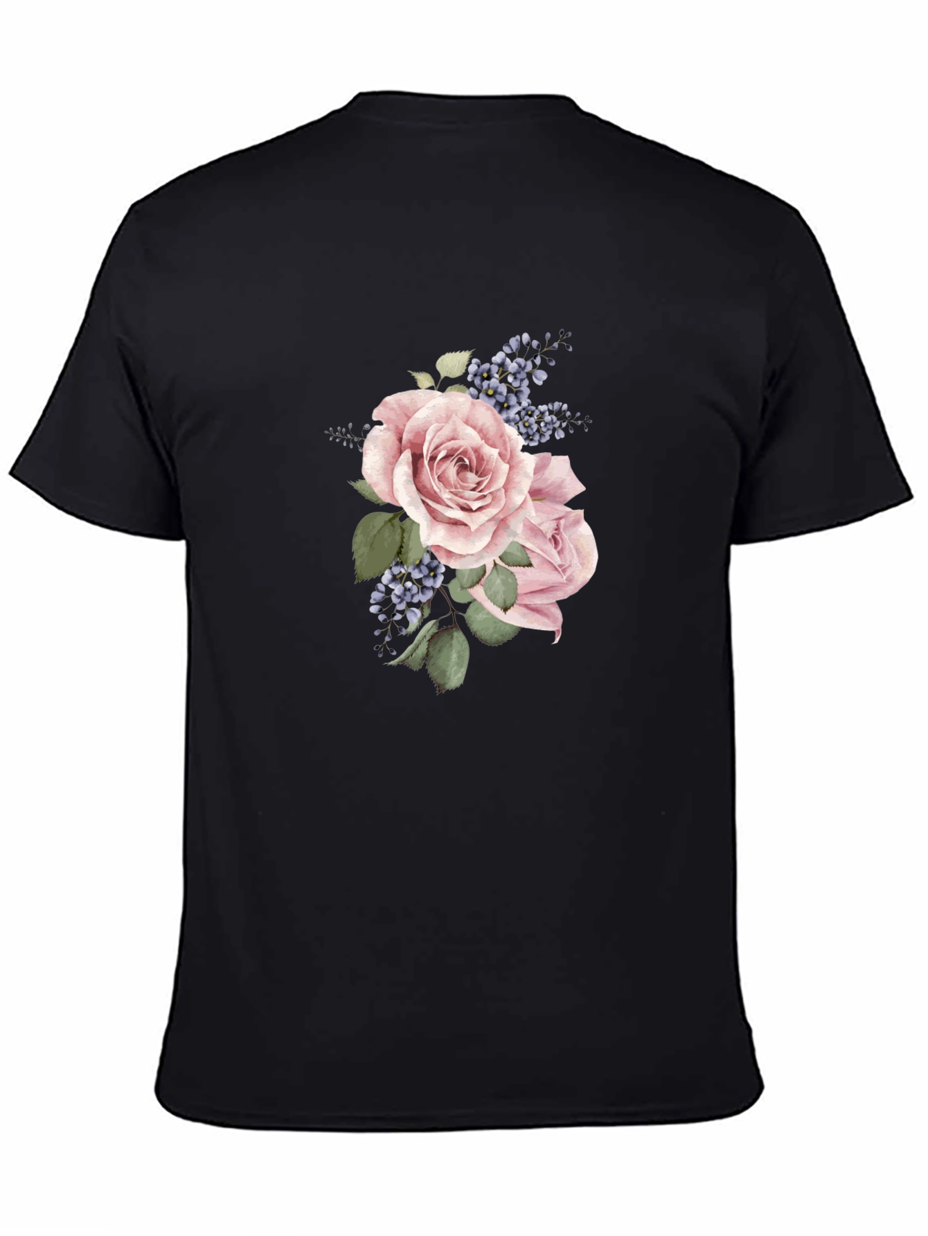 Floral Rose T-Shirt - Elegant Menswear