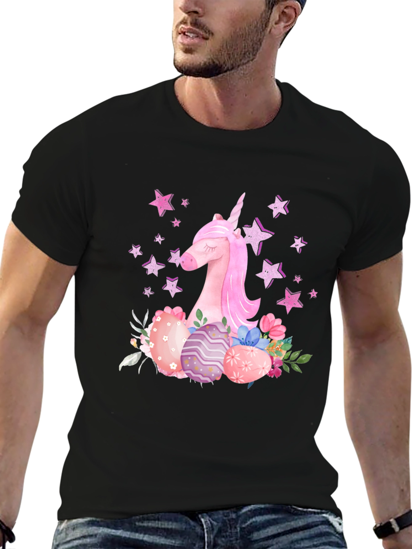 Unicorn Easter Egg Graphic Tee