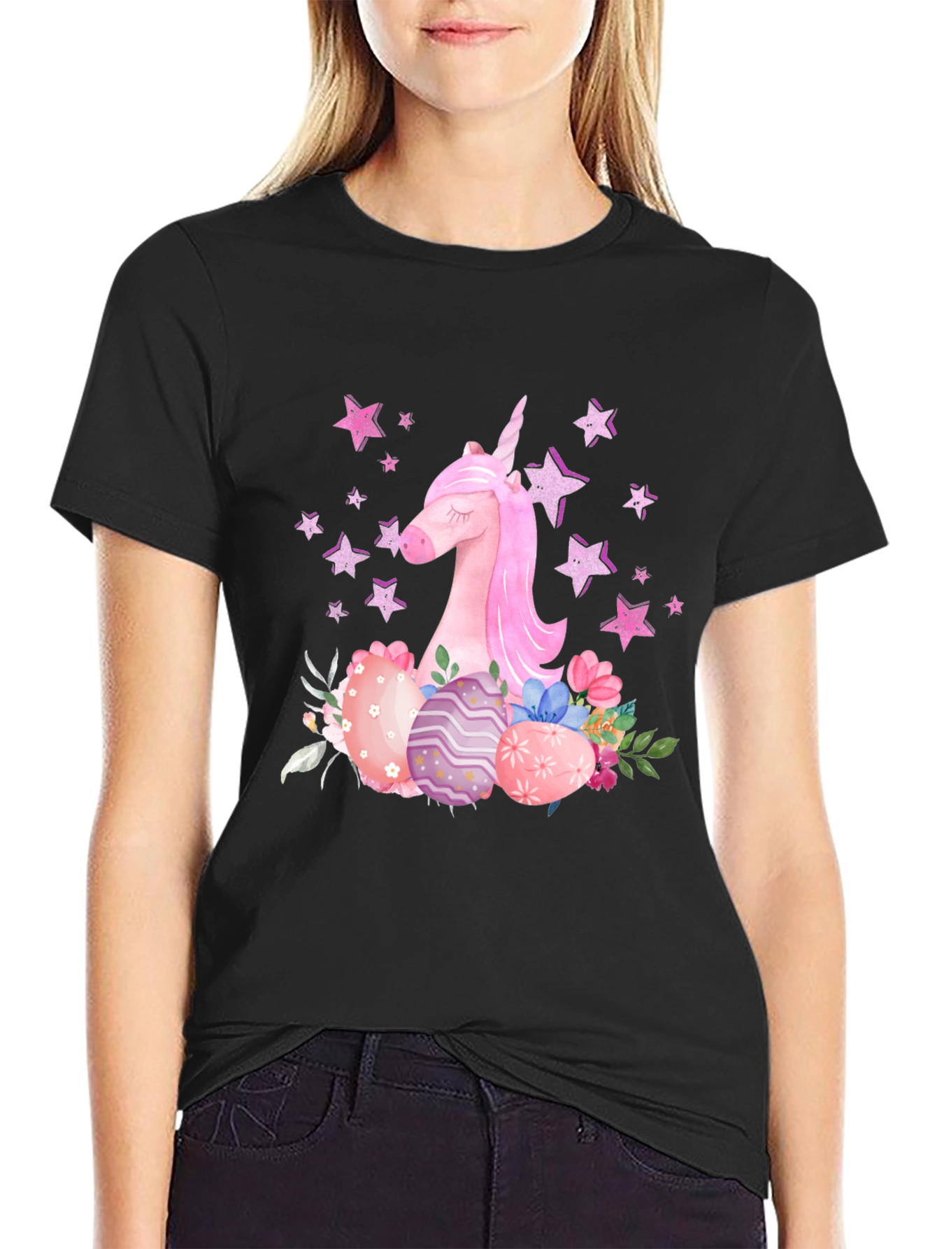 Unicorn Easter Egg Graphic Tee