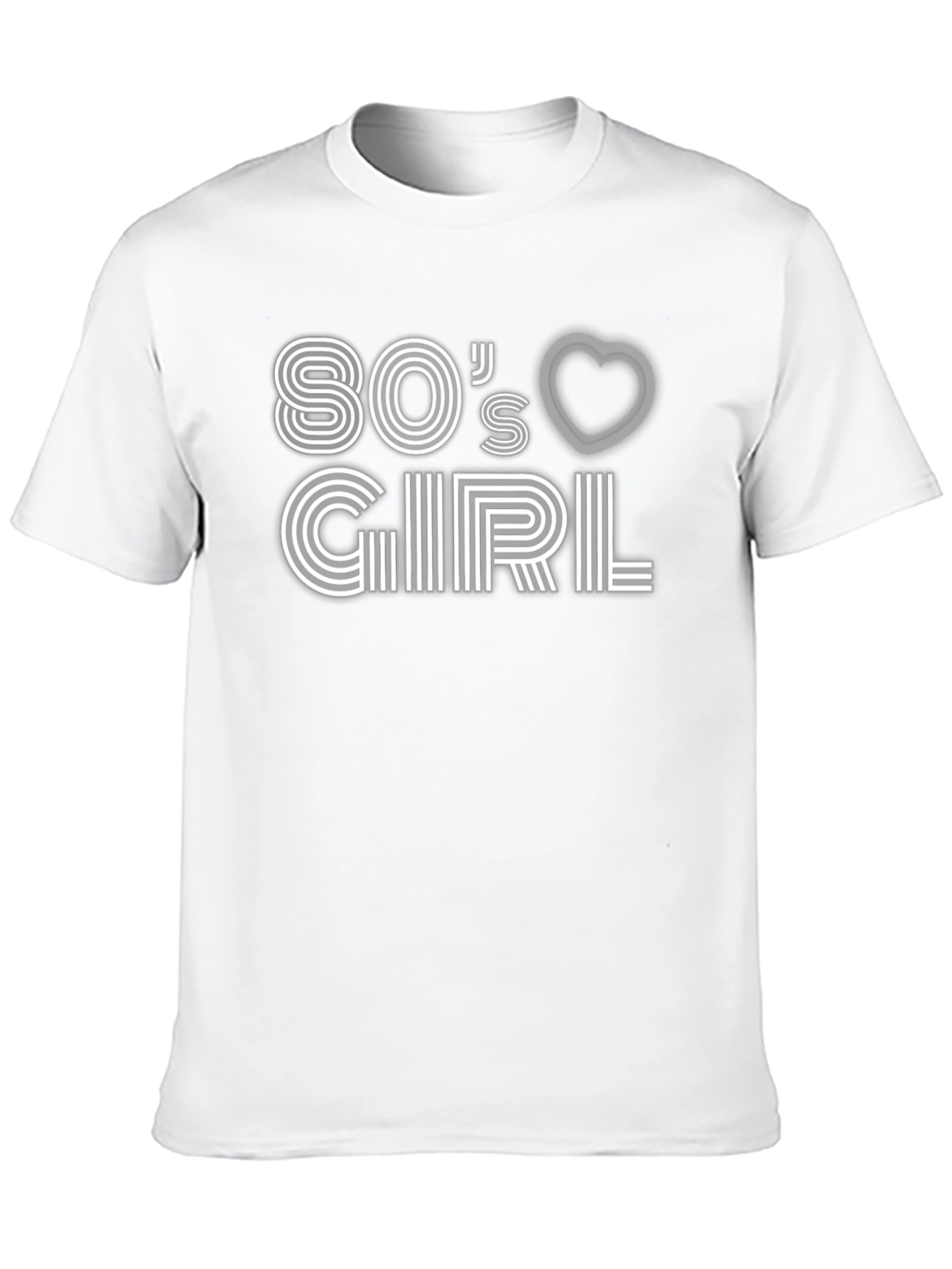 80s Girl Graphic Tee - Retro Style