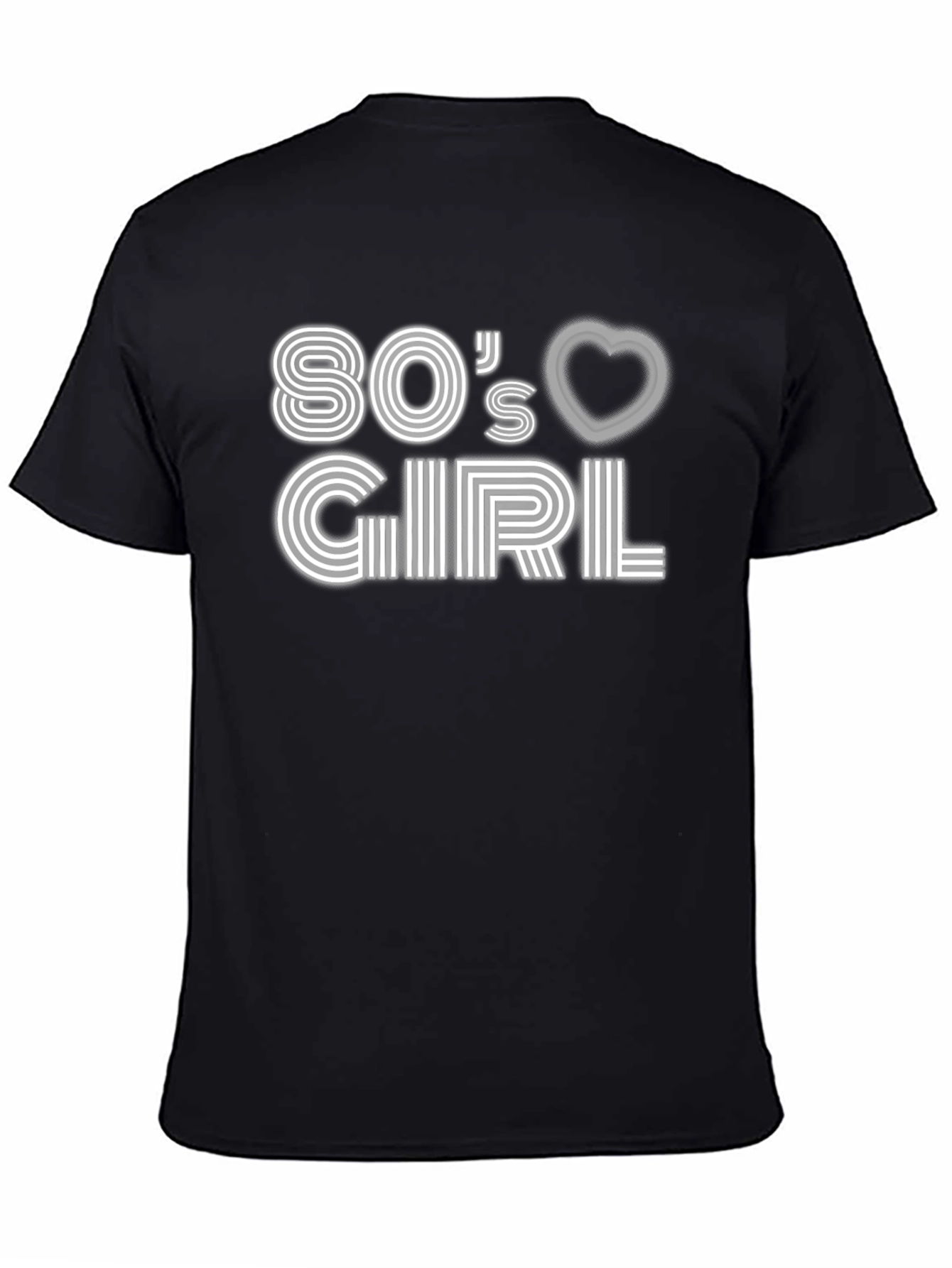 80s Girl Graphic Tee - Retro Style