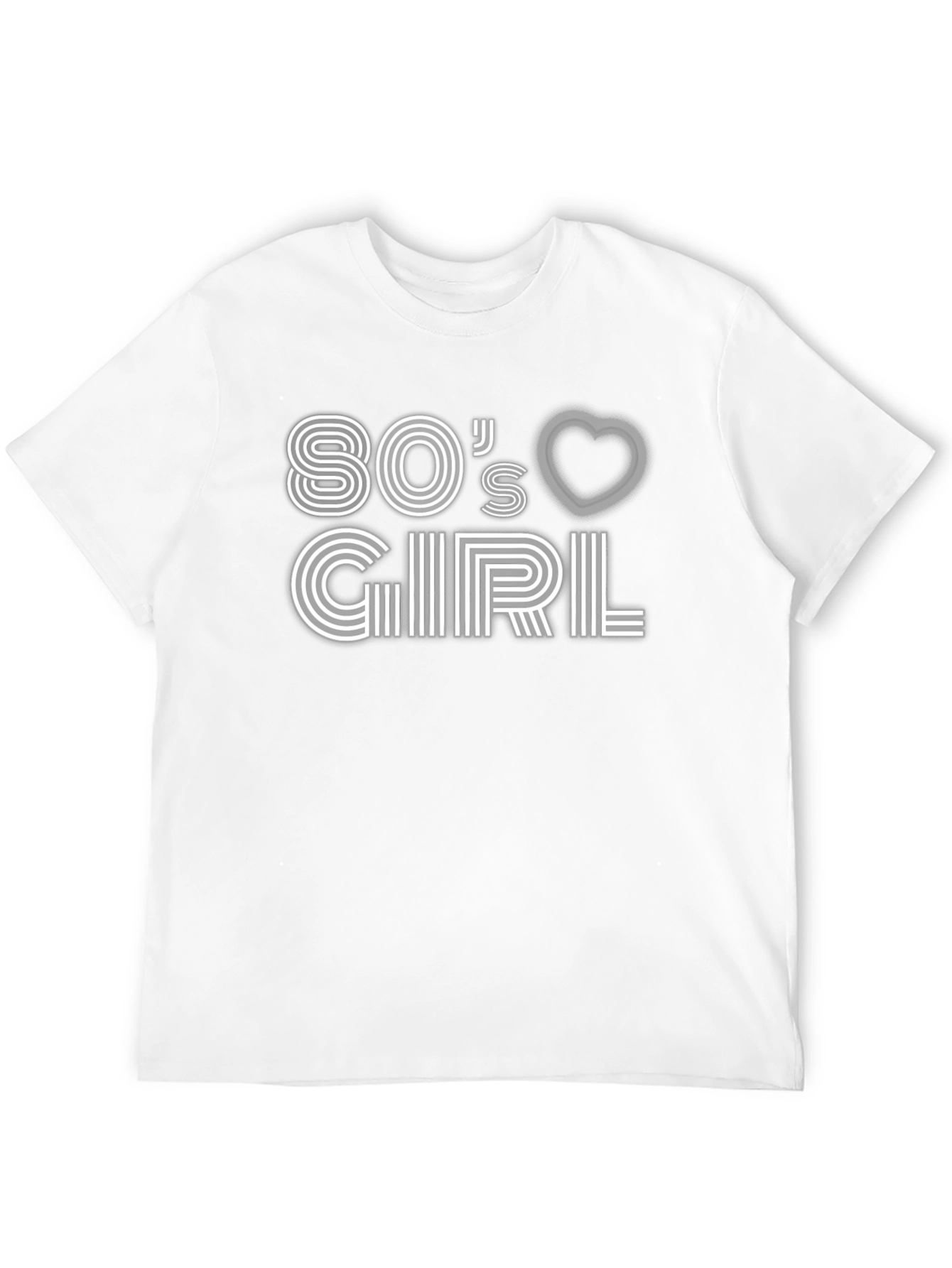 80s Girl Graphic Tee - Retro Style