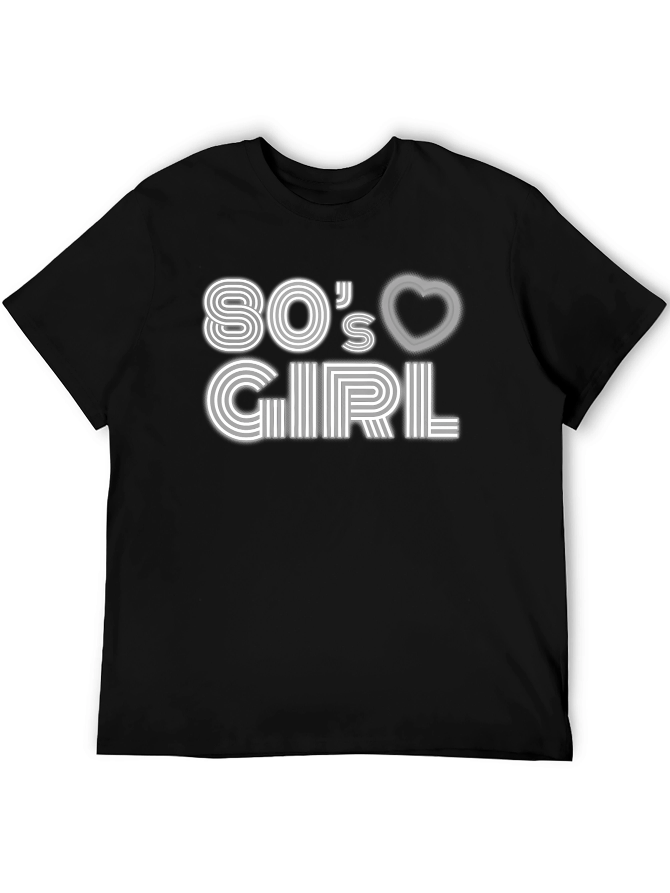 80s Girl Graphic Tee - Retro Style