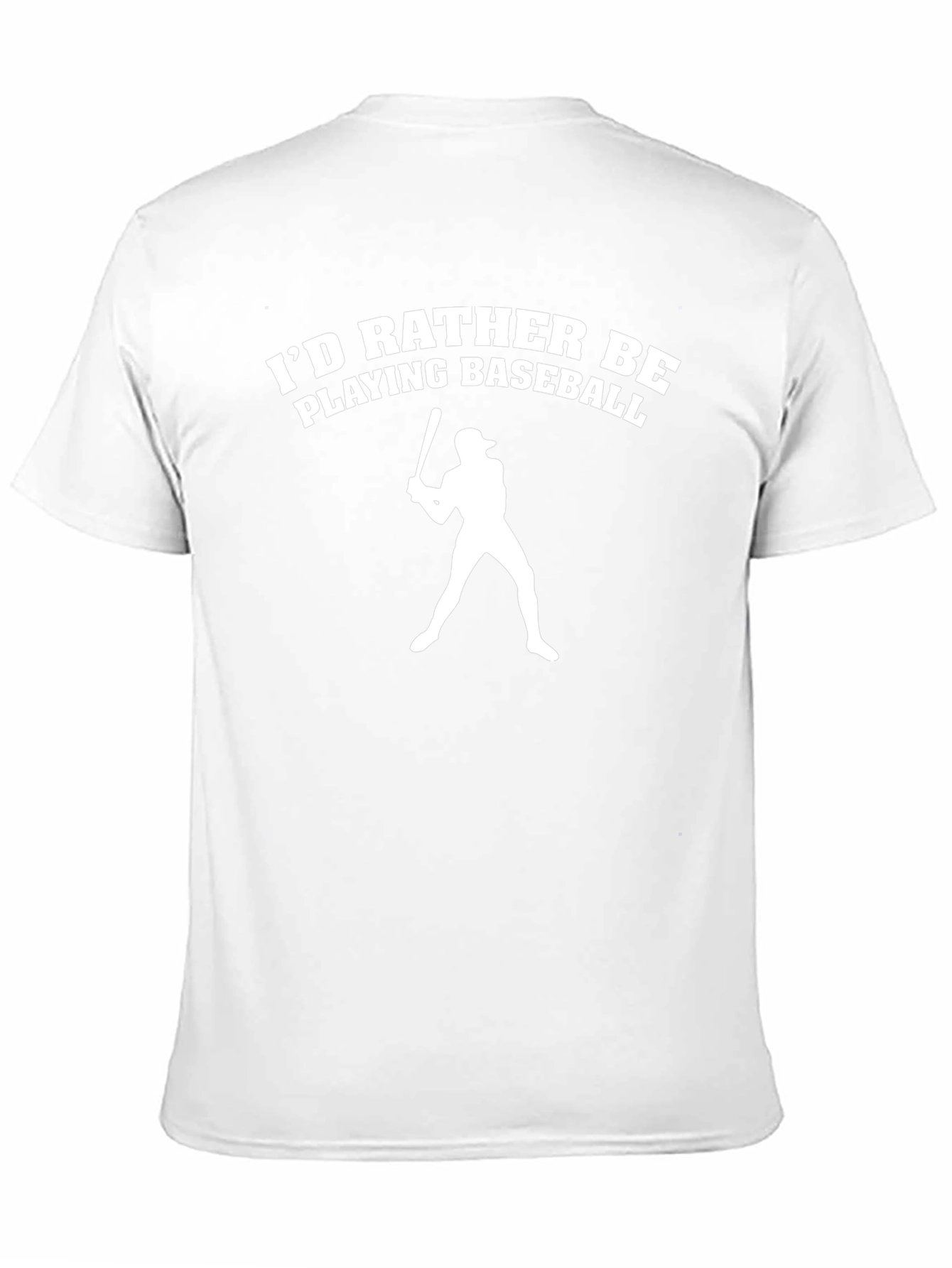 Id Rather Be Playing Baseball T-Shirt