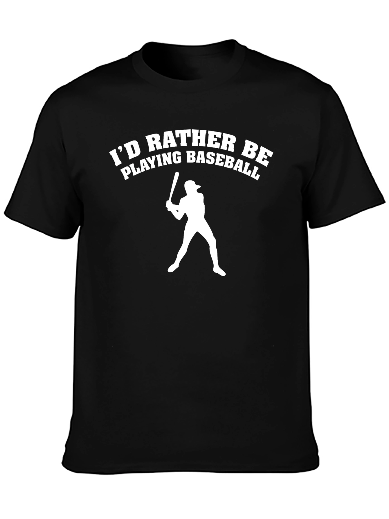 Id Rather Be Playing Baseball T-Shirt