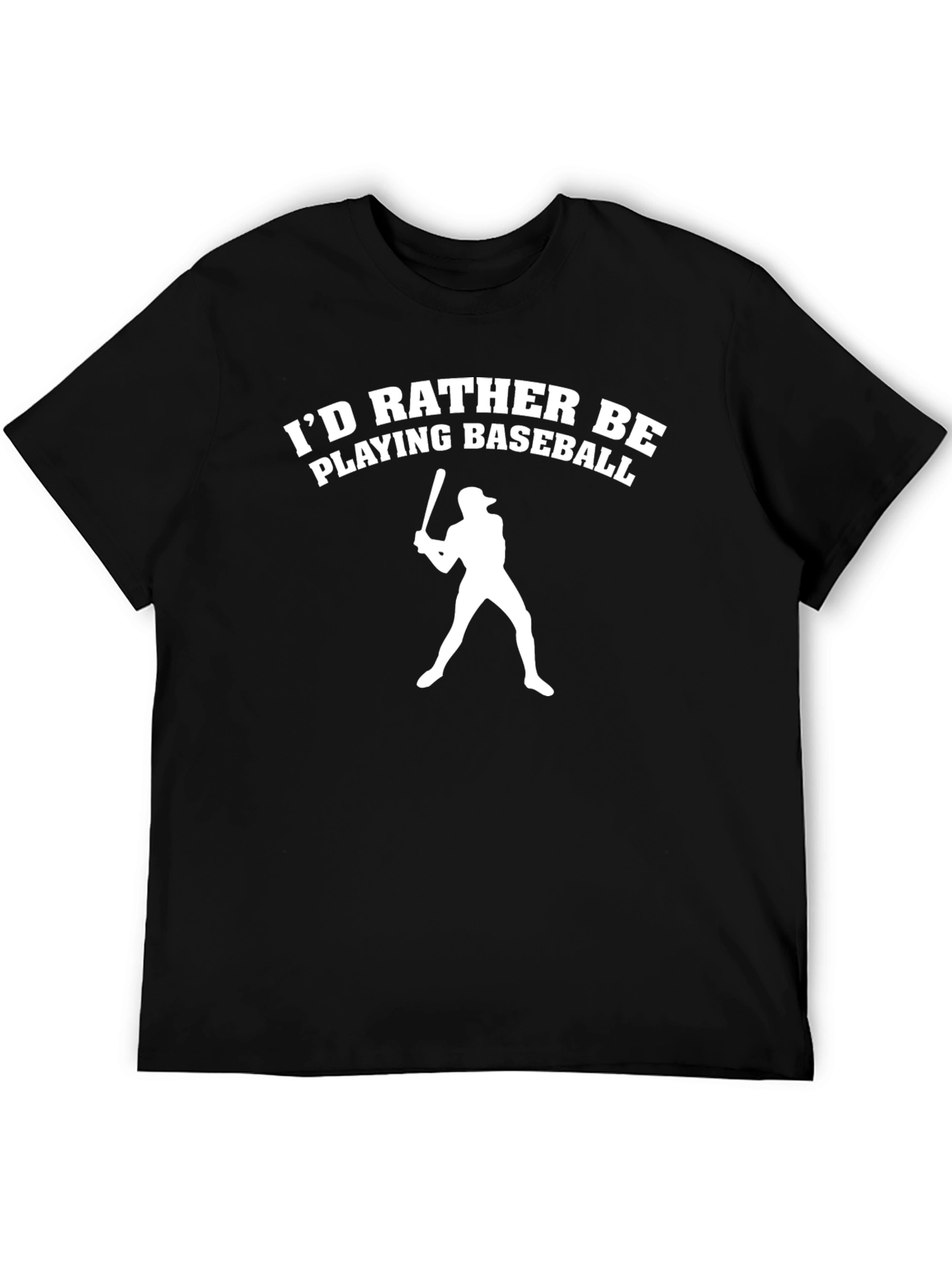 Id Rather Be Playing Baseball T-Shirt