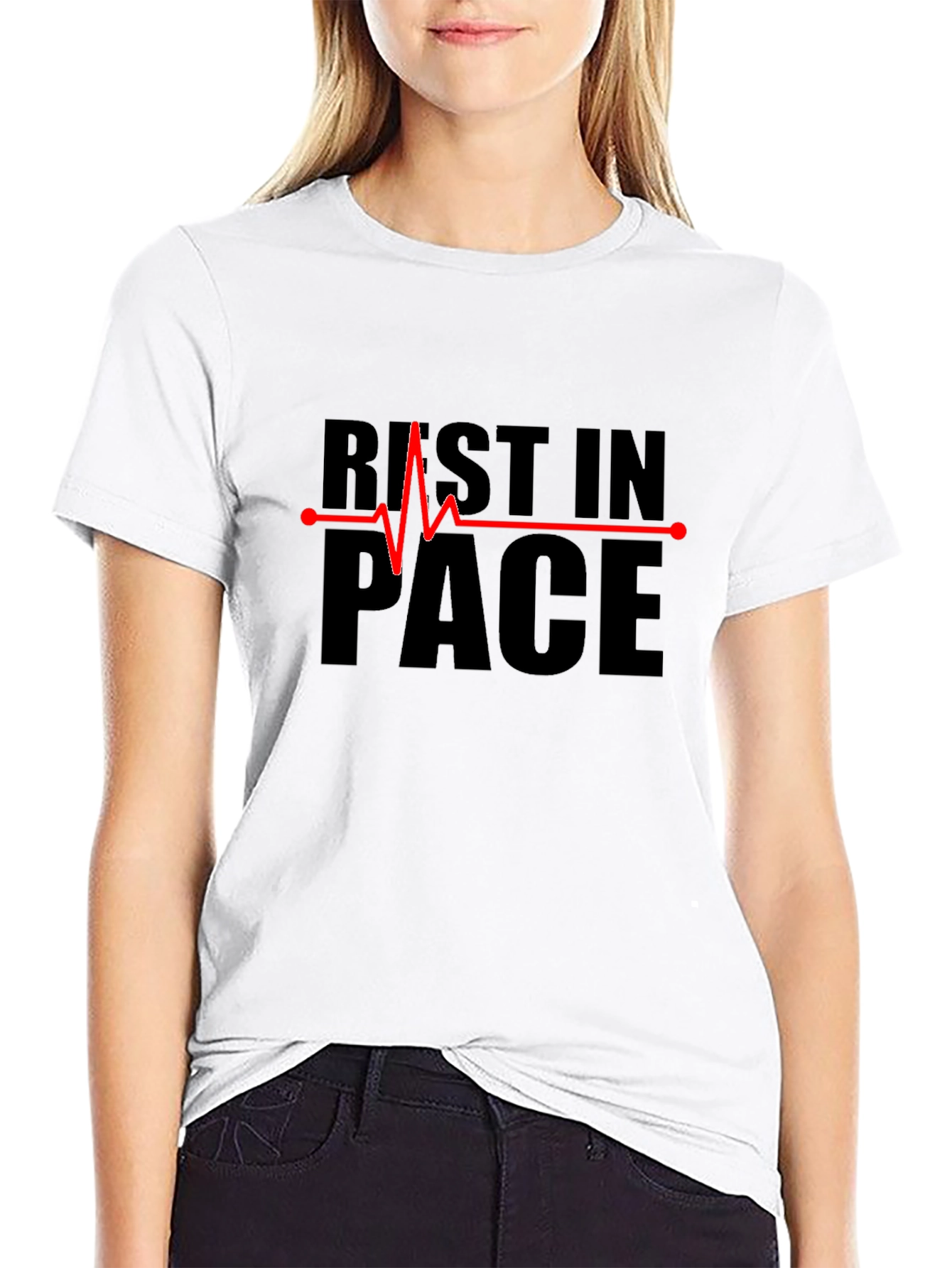 Rest in Pace T-Shirt - Heartbeat Graphic Tee
