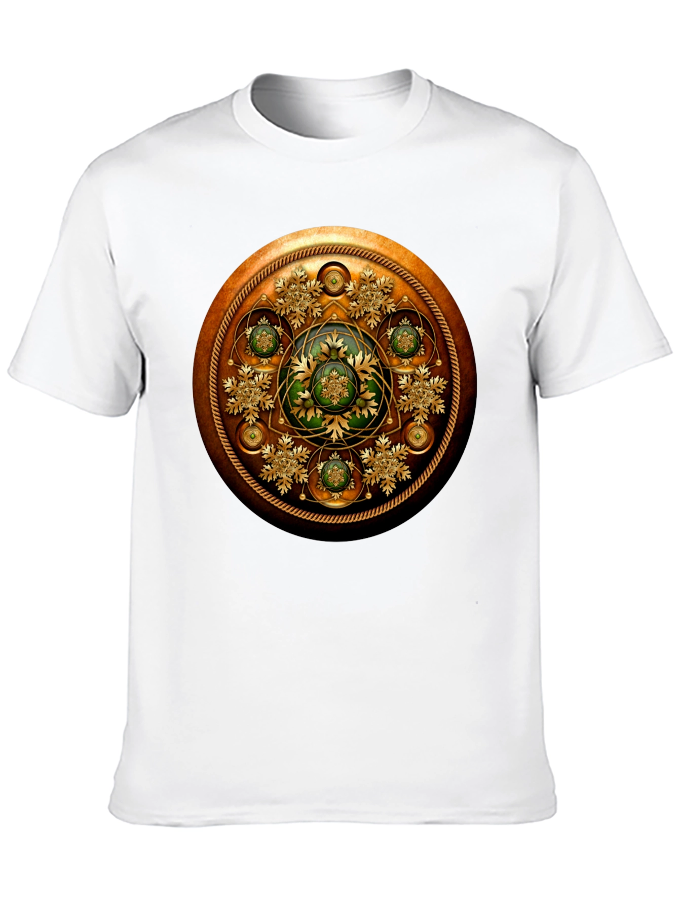 Ornate Steampunk Shield Graphic Tee